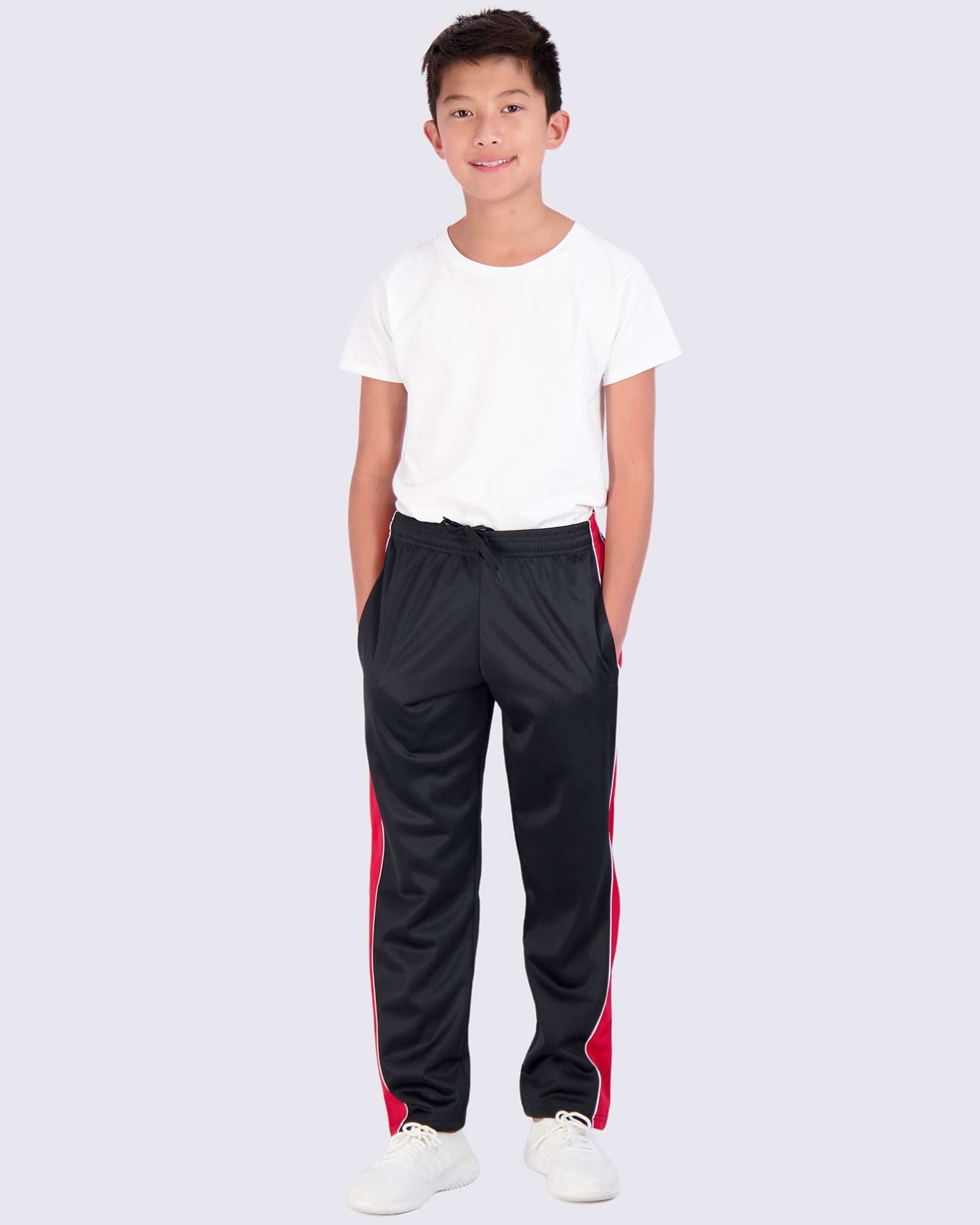 3 Pack: Boys Tricot Open Bottom Fleece-Lined Sweatpants