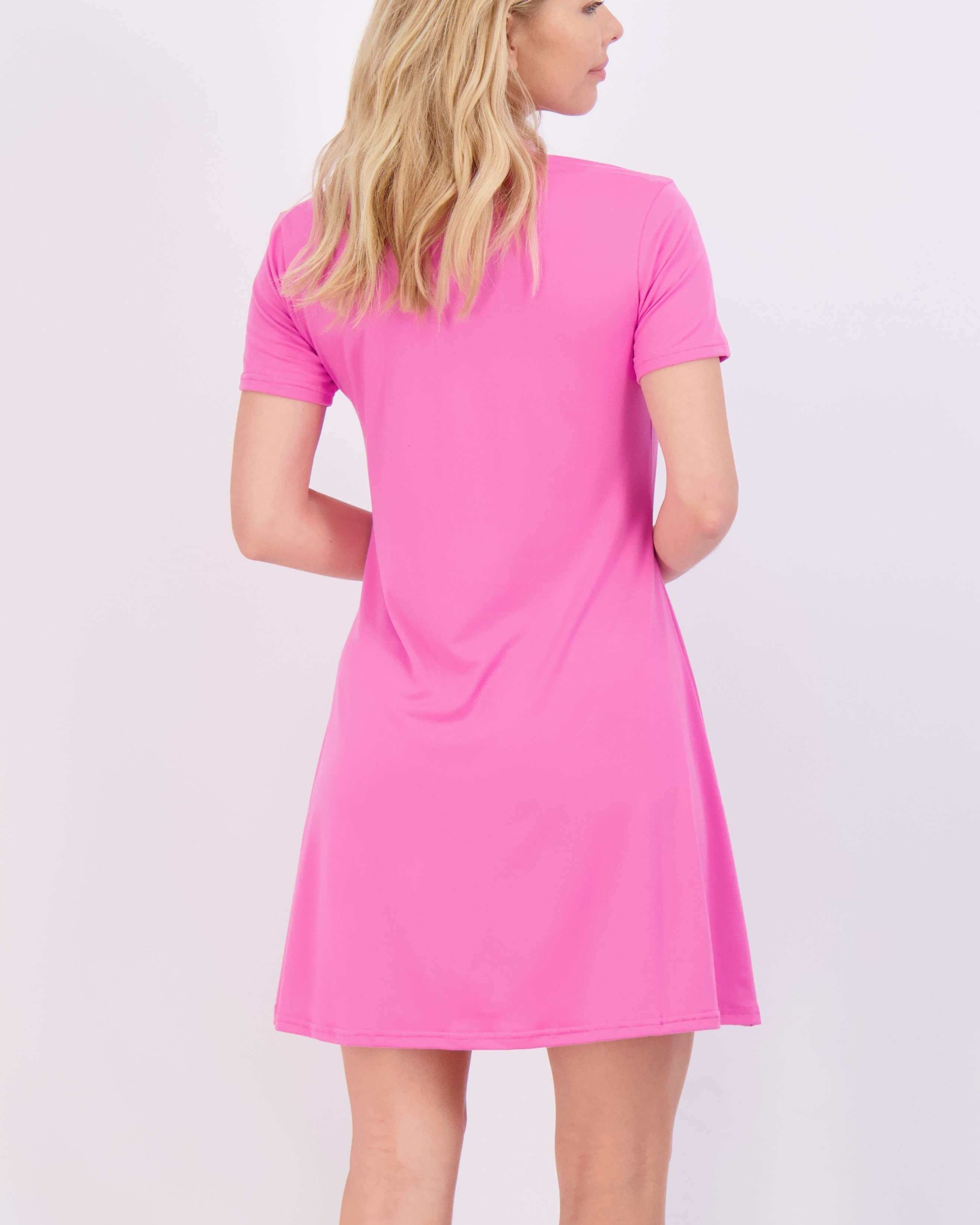 3 Pack: Women's Soft Lounge Swing Casual T-Shirt Dress (Available in Plus Size)