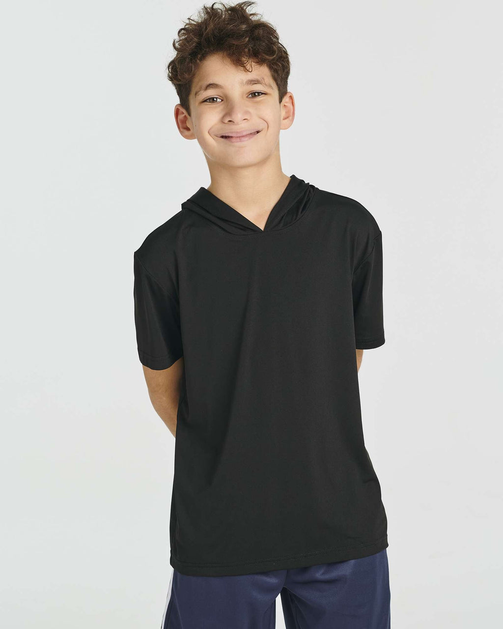 3 Pack: Boys' Dry-Fit Short Sleeve Workout Hoodie