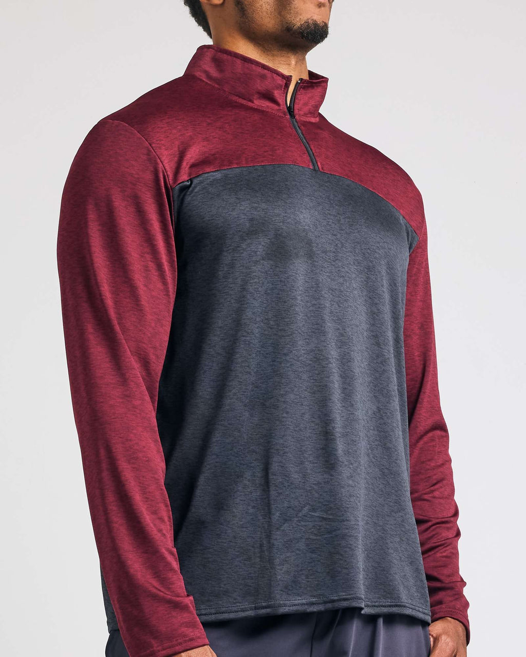 3 Pack: Mens Active Dry-Fit Quarter Zip Pullover