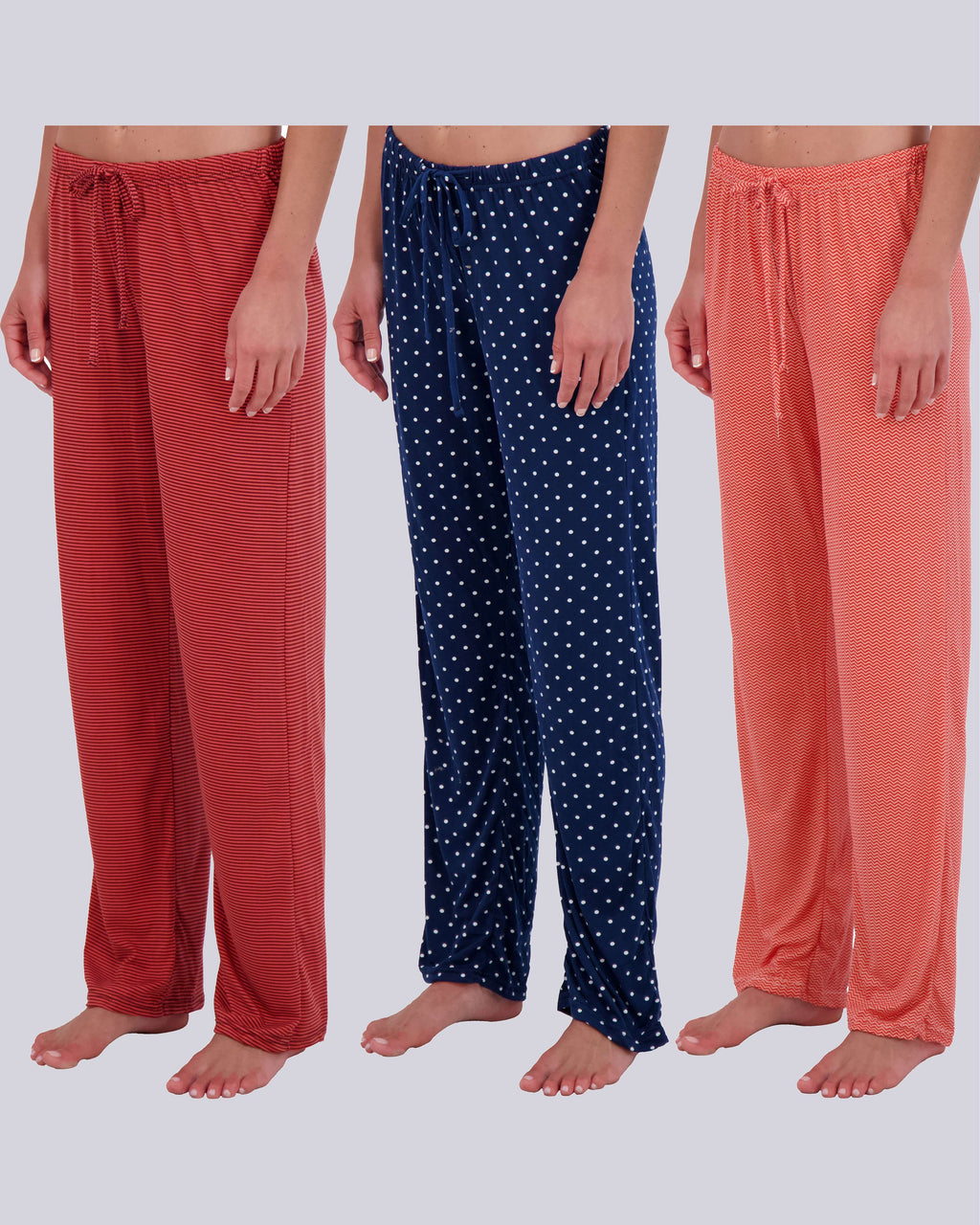 3 Pack: Women's Ultra-Soft Pajama Pants