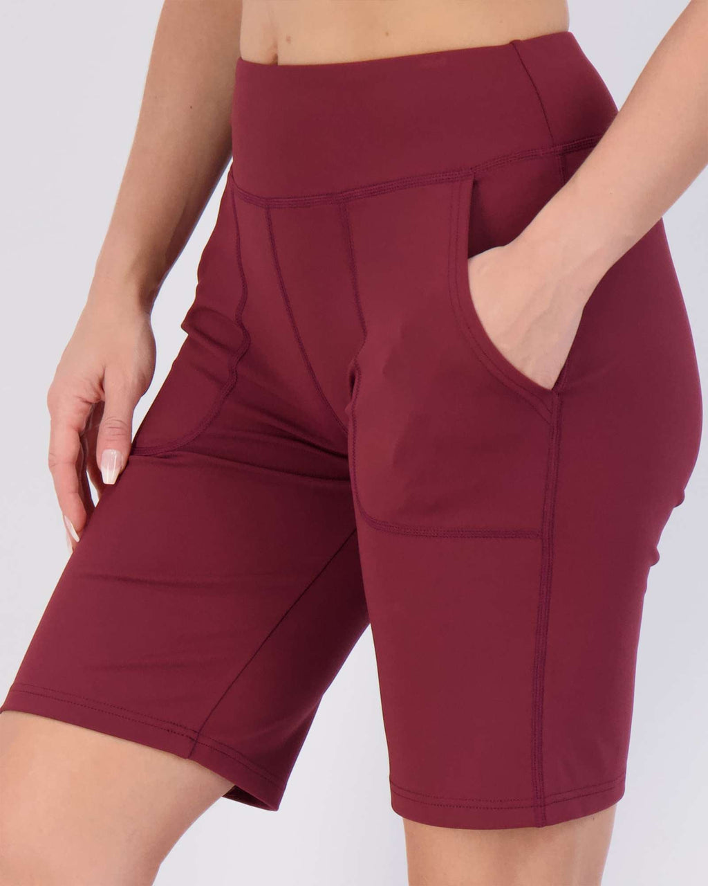 4 Pack: Women's 9" Bermuda Shorts with Pockets