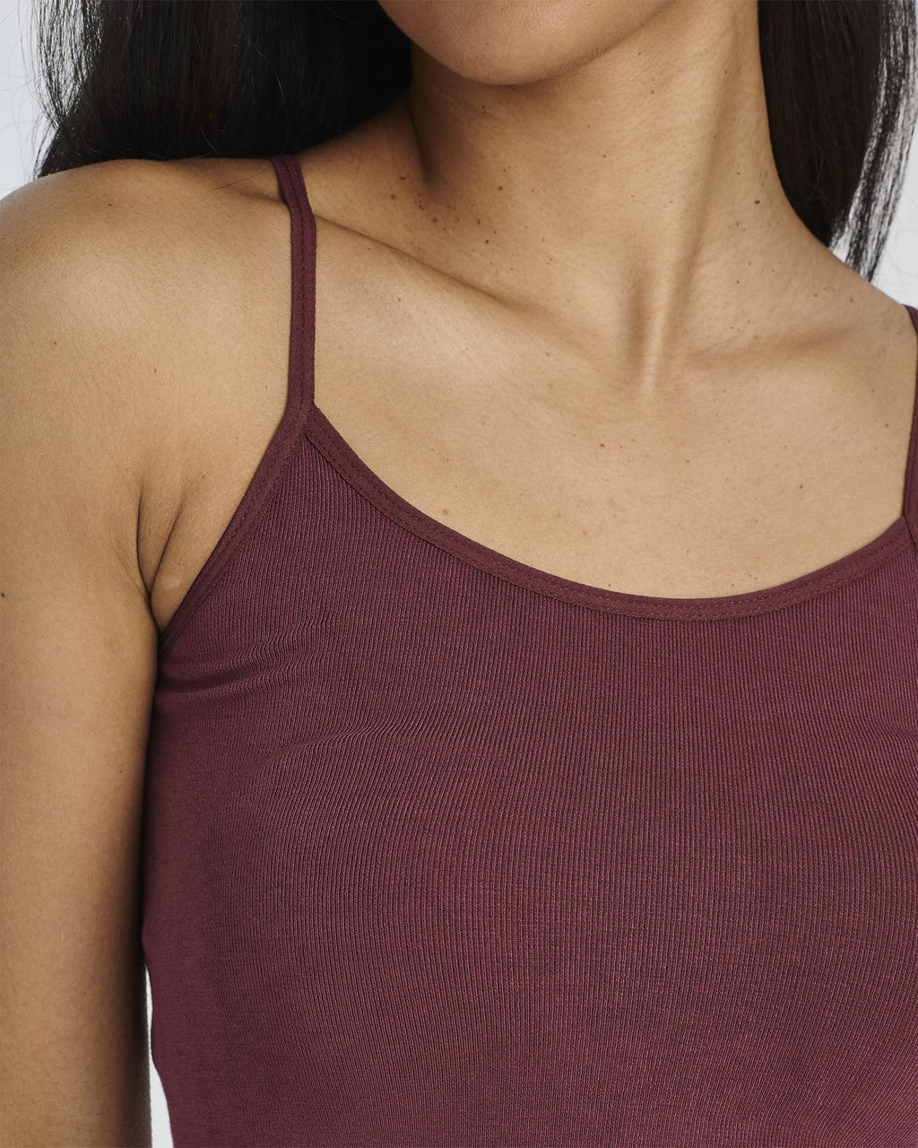 5 Pack: Women's Ribbed Spaghetti Strap Camisole