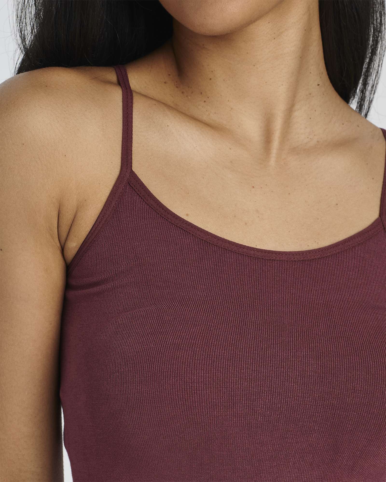 5 Pack: Women's Ribbed Spaghetti Strap Camisole