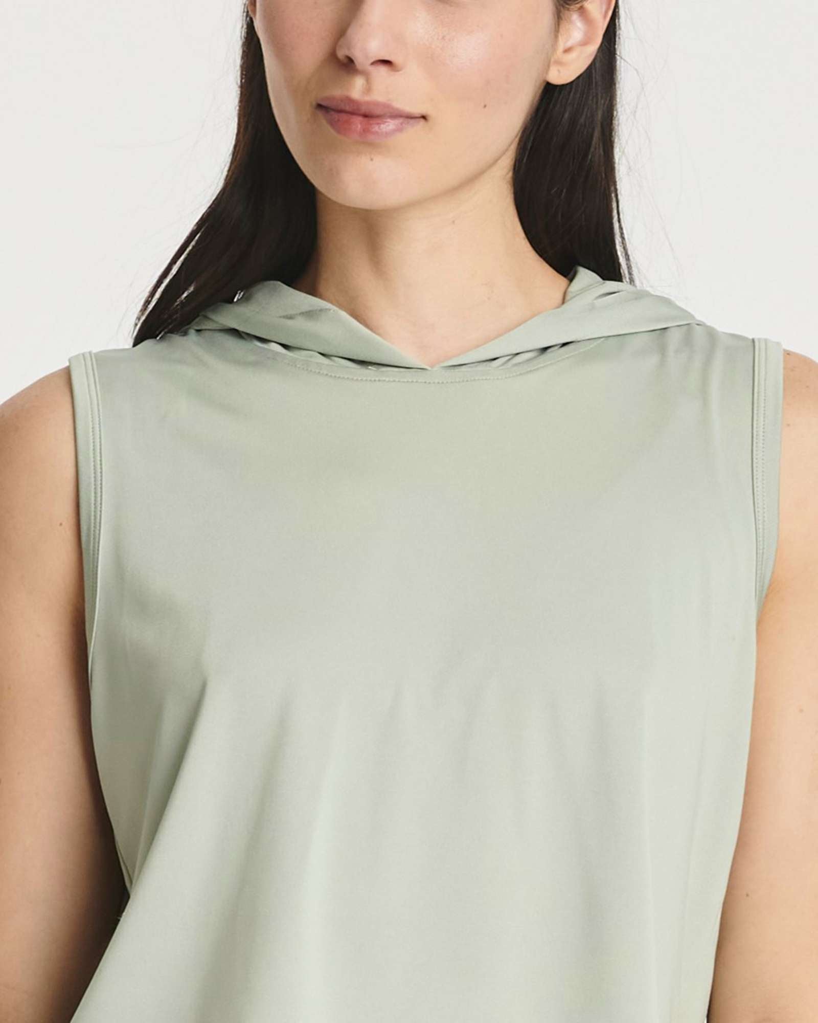 3 Pack: Women's Sleeveless Cropped Tank Top Hoodie