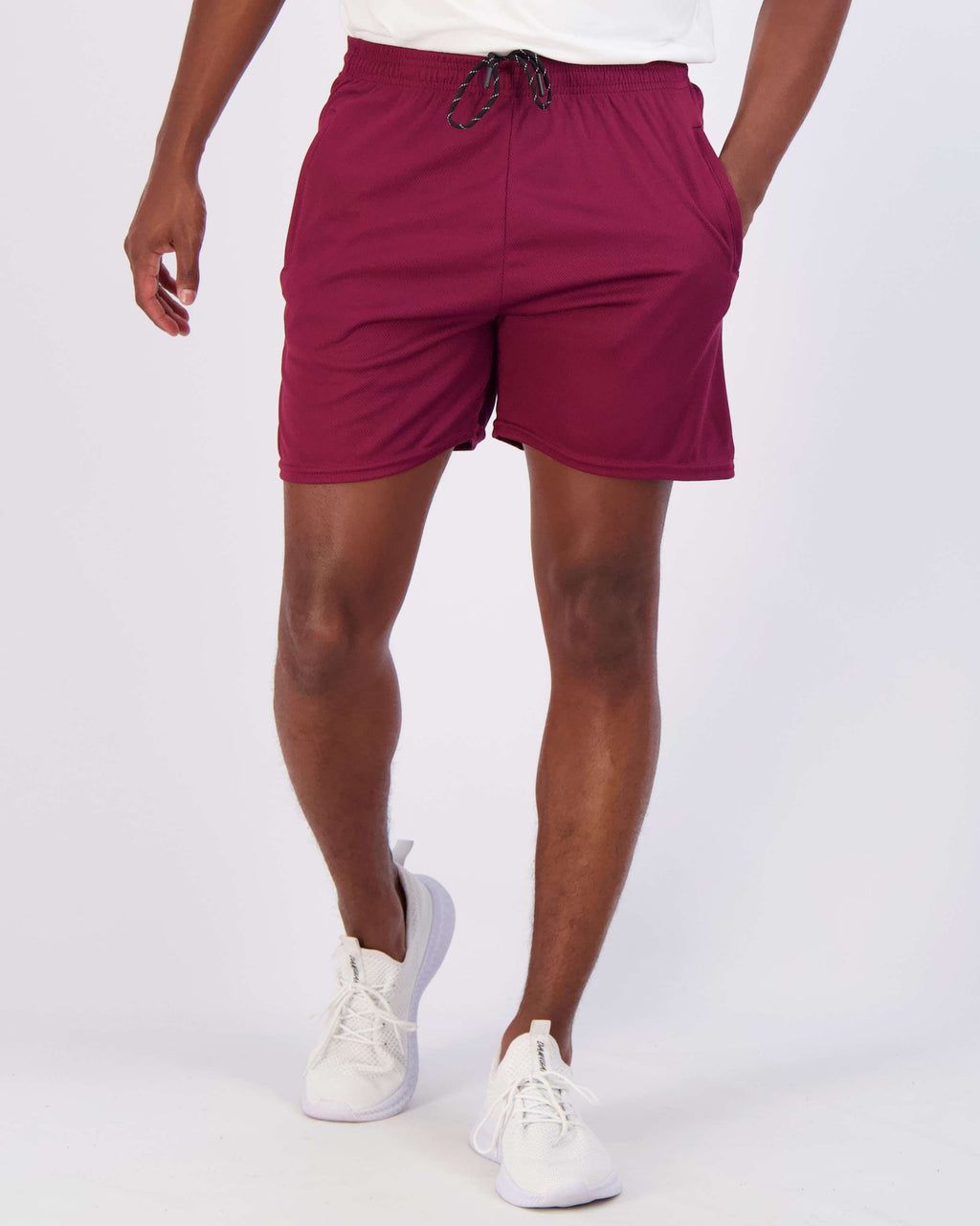 4 Pack: Men's 5" Mesh Running Shorts with Zipper Pockets