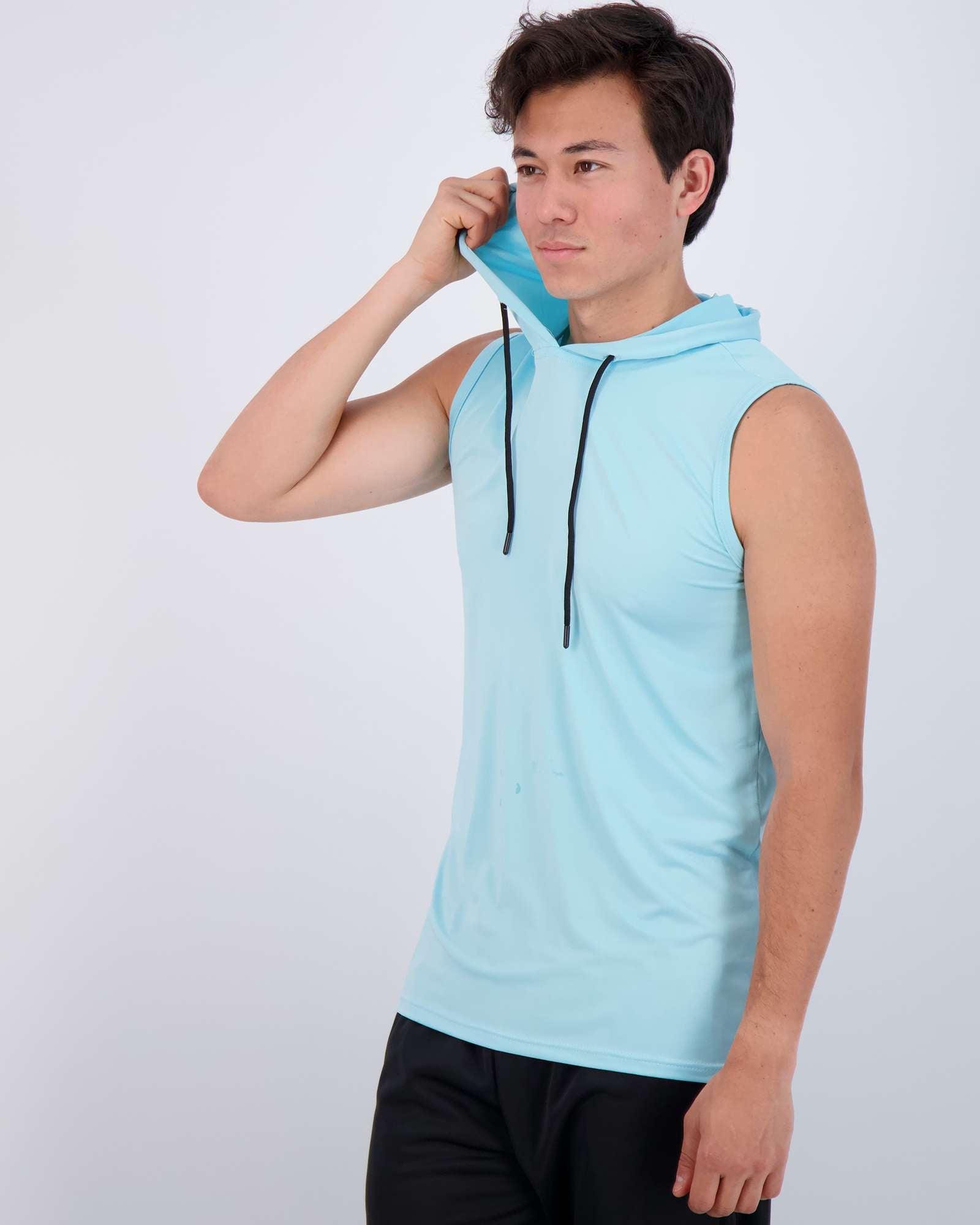 3 Pack: Men’s Dry-Fit Active Tank Top Hoodie