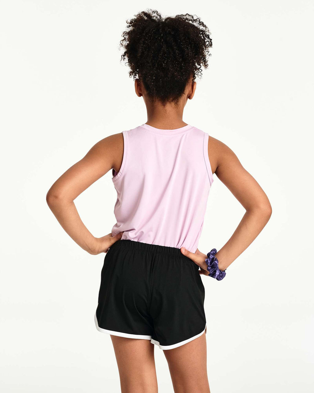 5 Pack: Girls' Dry-Fit Dolphin Shorts