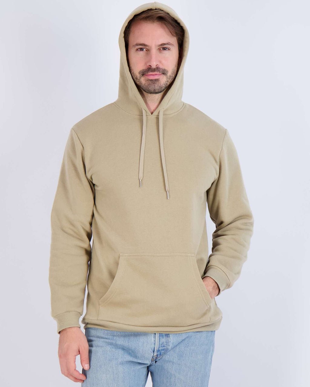 3 Pack: Mens Fleece Pullover Hoodie Sweatshirt