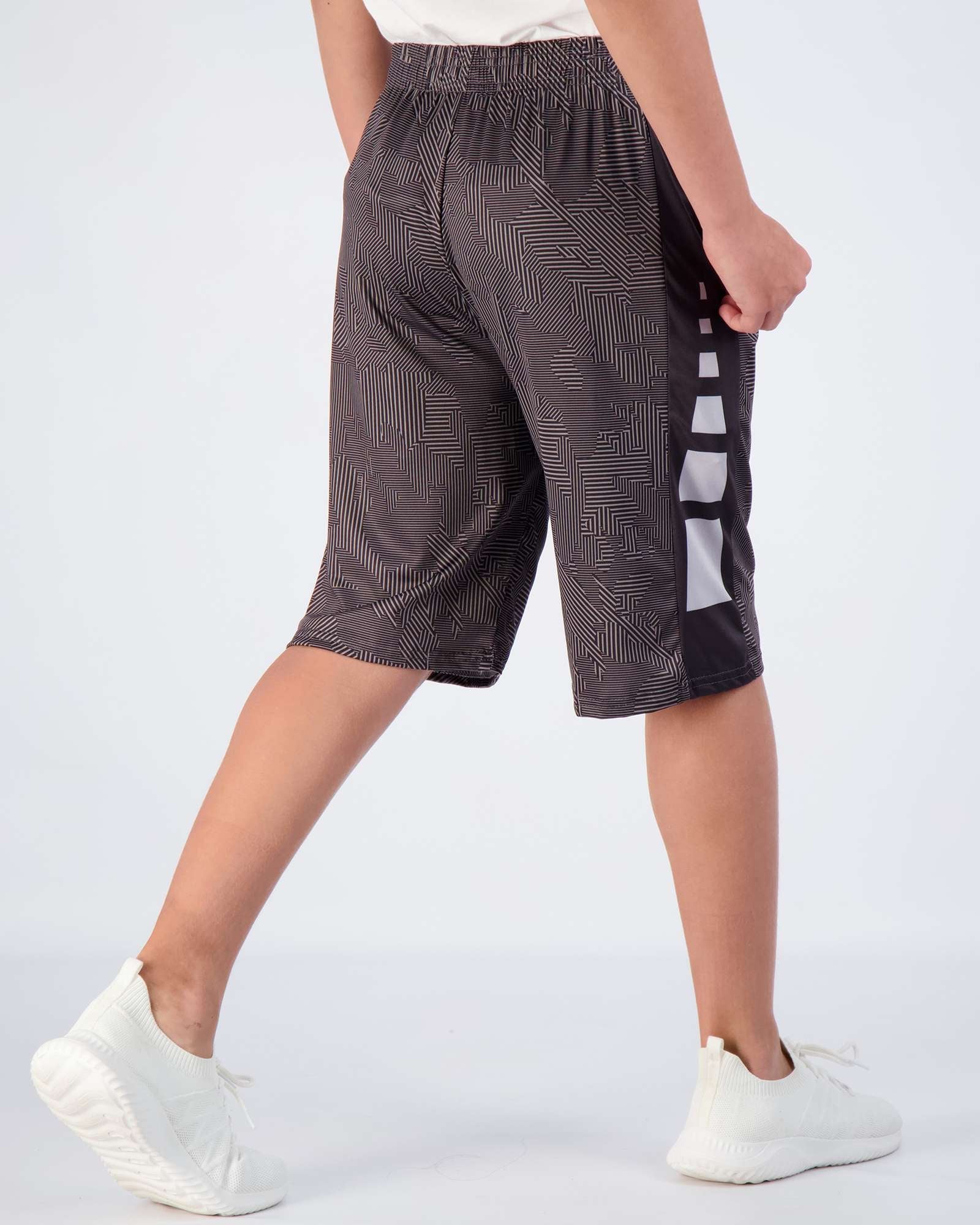 5 Pack: Boys Printed Dry Fit Active Shorts