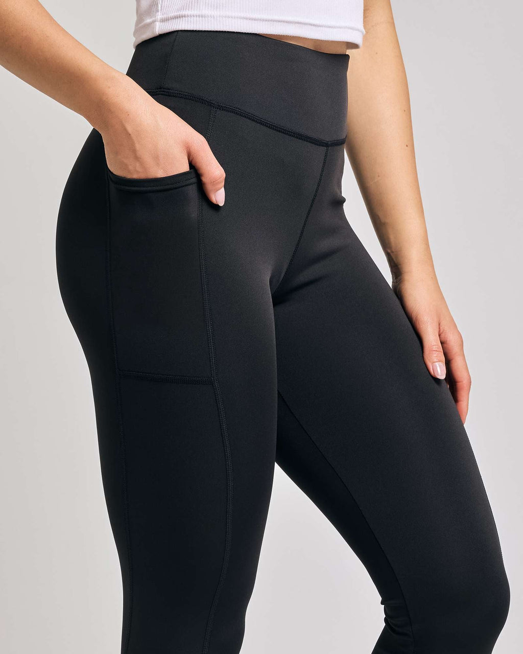 4 Pack: Women's Full Length Fitted Athletic Yoga Performance Leggings with Pockets