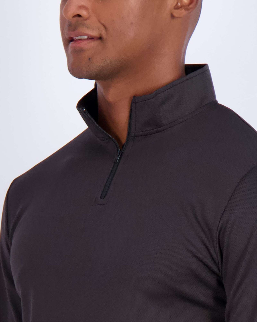 3 Pack: Mens Mesh Active Quarter Zip Pullover