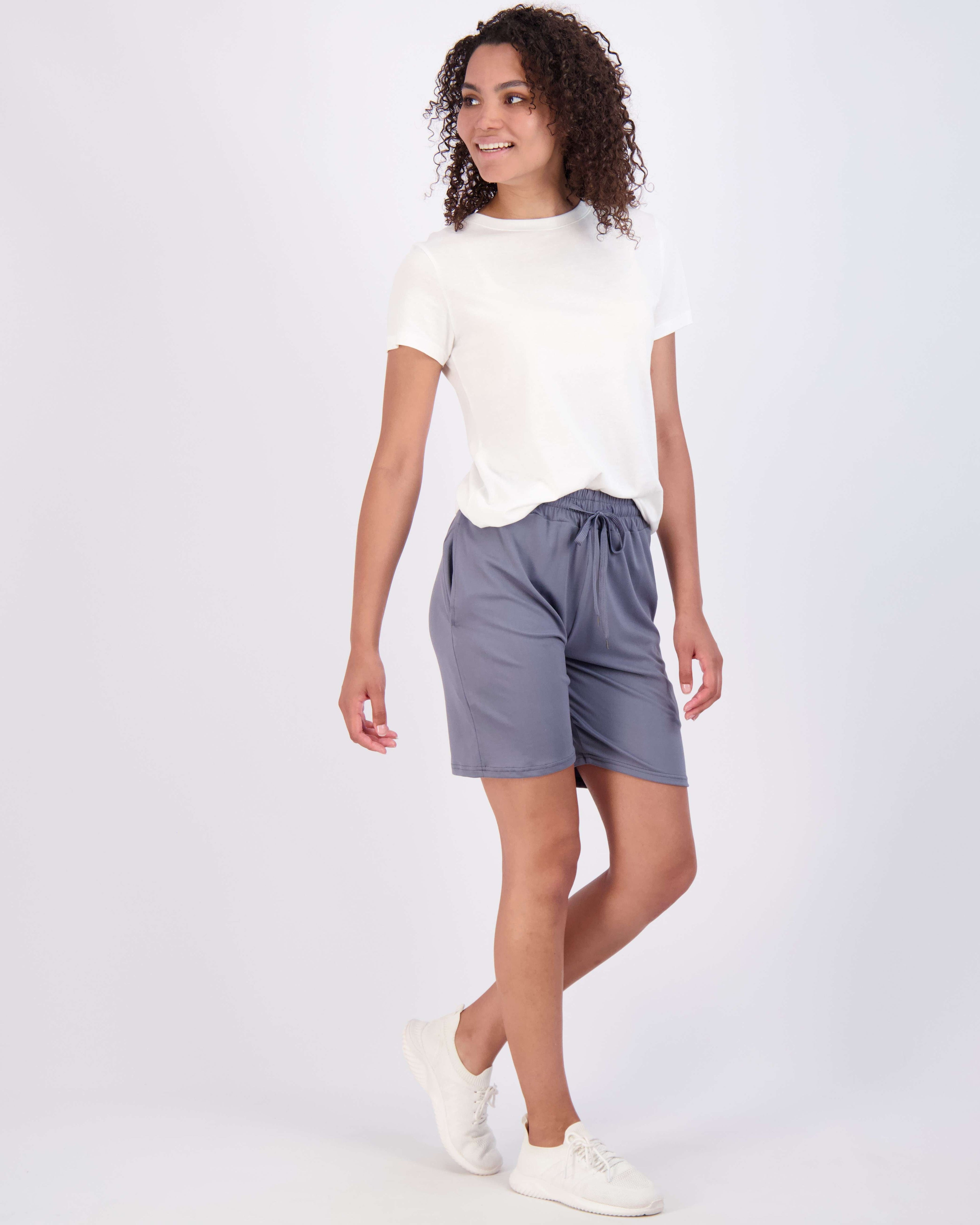 4 Pack: Women's 7" Bermuda Long High Waisted Shorts (Available in Plus Size)