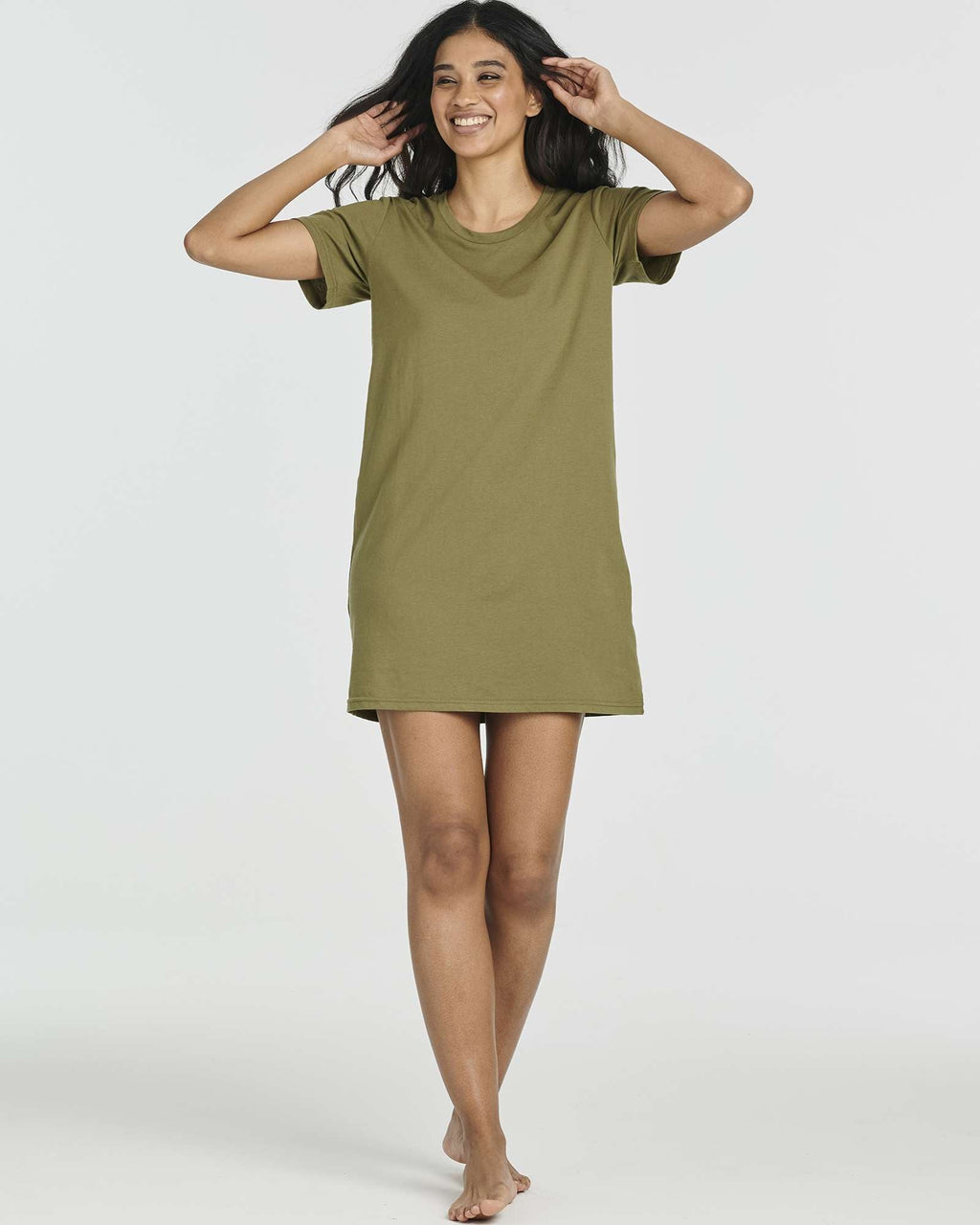 3 Pack: Women's Cotton Short Sleeve Nightgowns