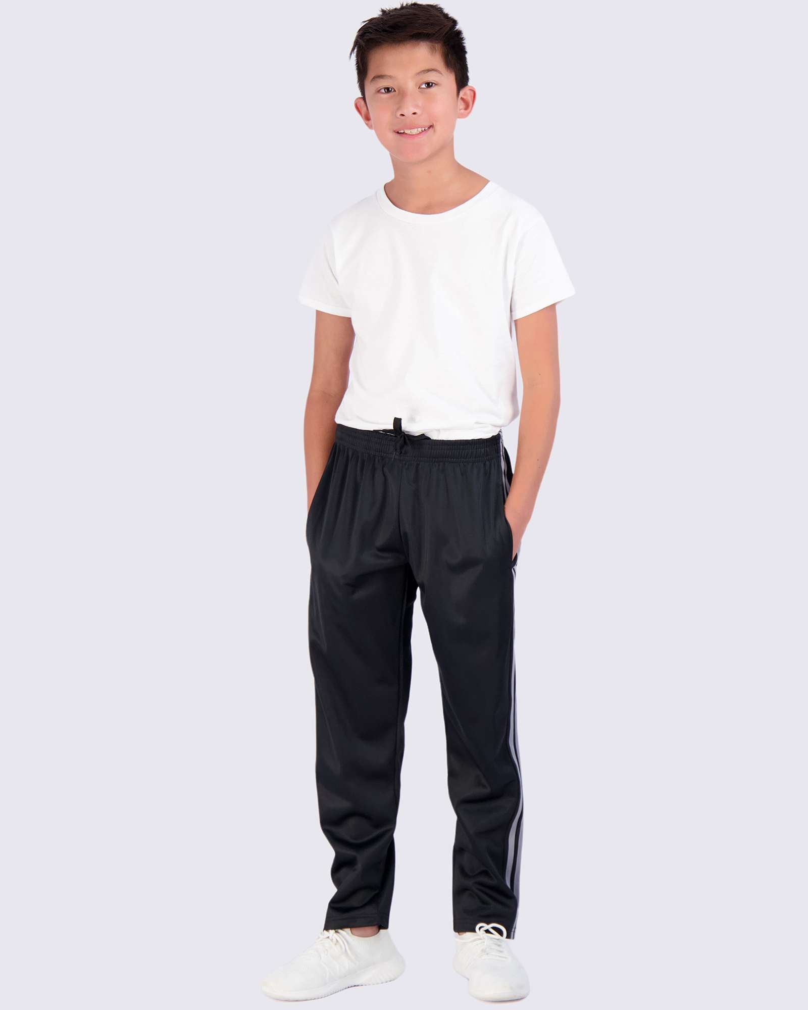 3 Pack: Boys Tricot Open Bottom Fleece-Lined Sweatpants