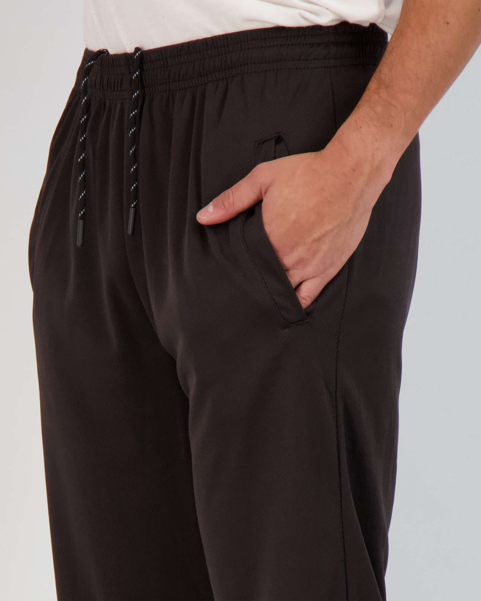 3 Pack: Mens Mesh Active Open Bottom Sweatpants