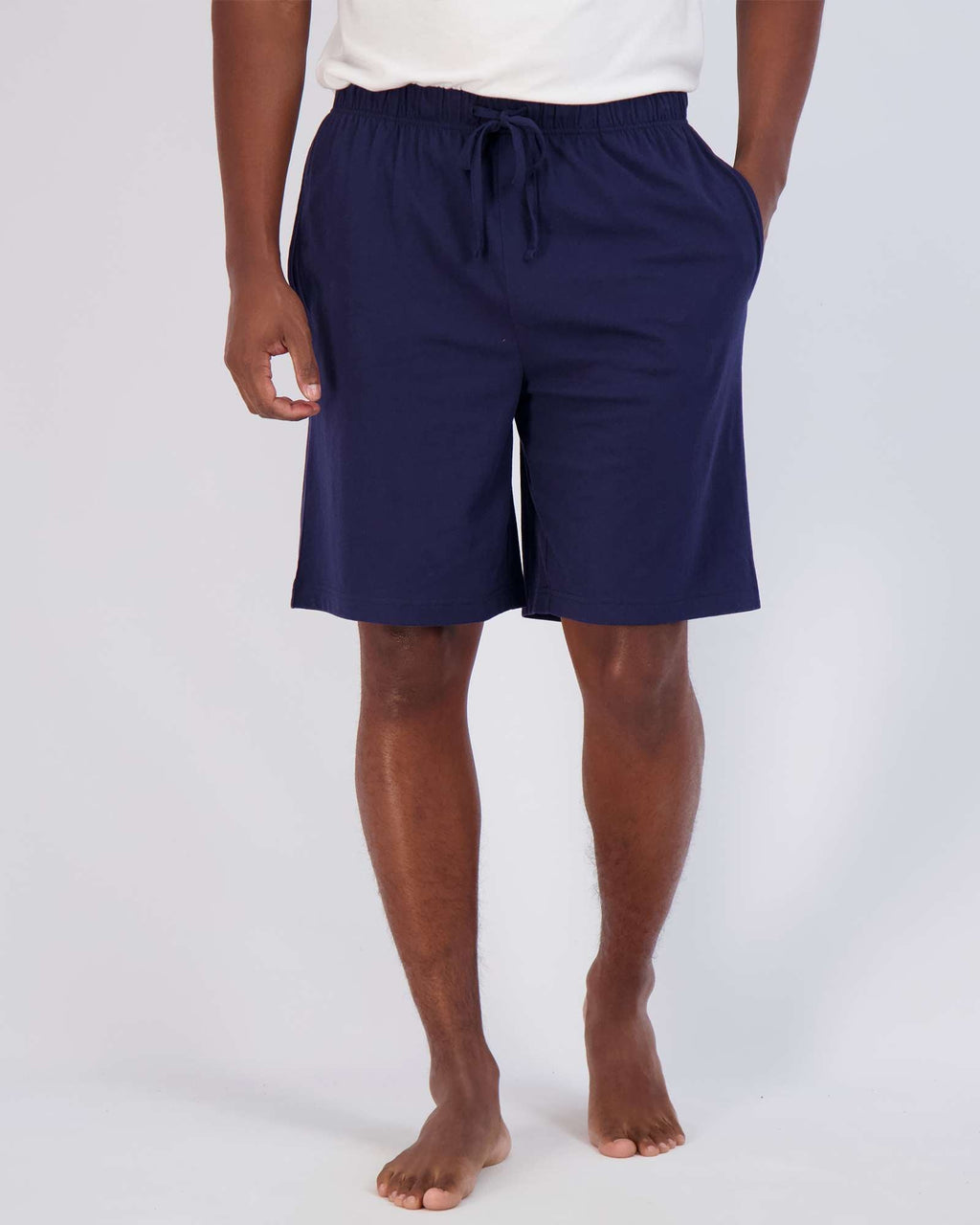 3 Pack:Mens Cotton Sleep Pajama Lounge Shorts