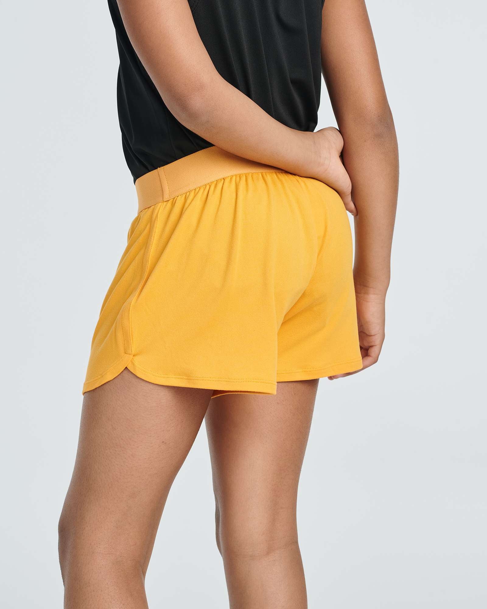 4 Pack: Girls' Running Shorts with Drawstring