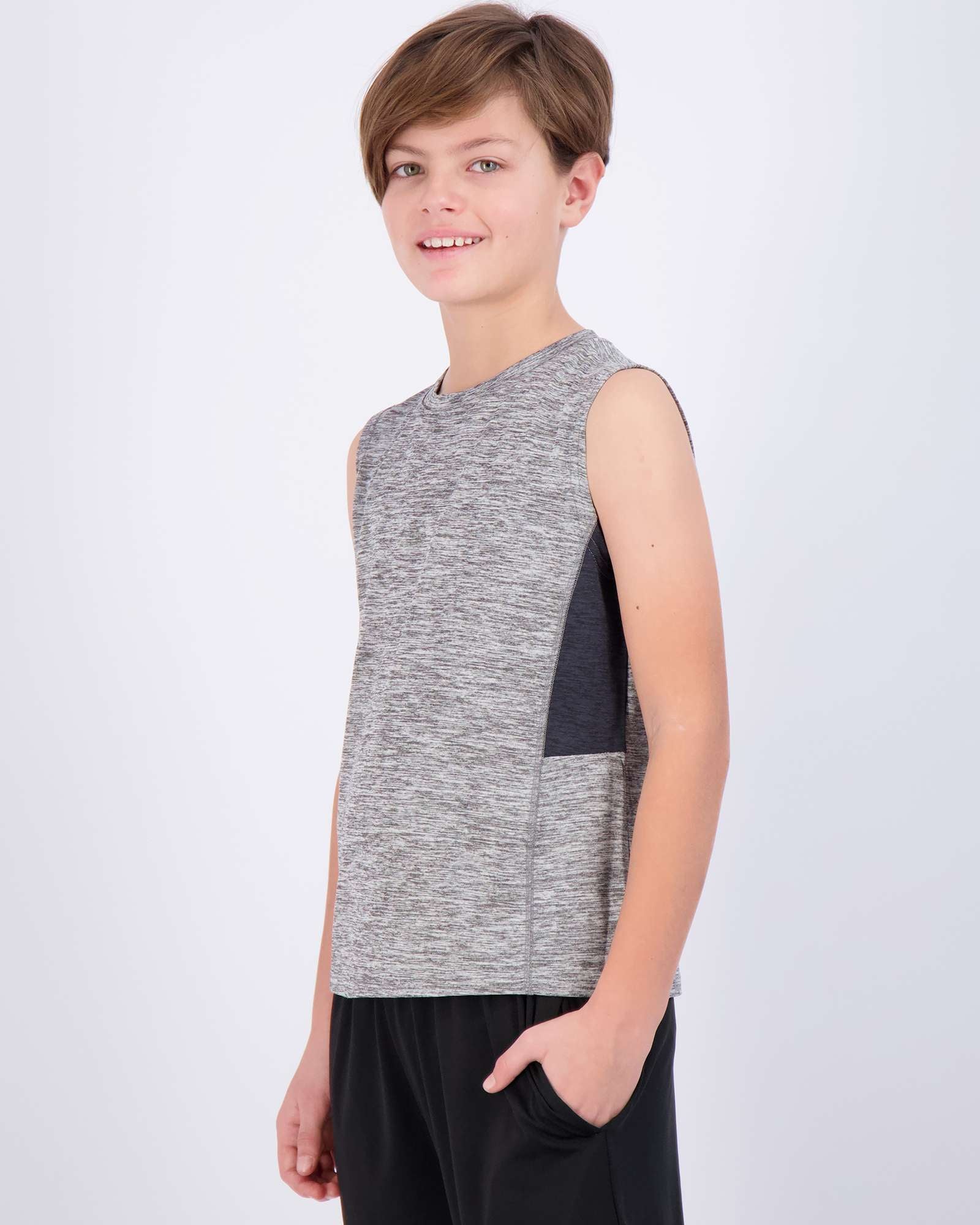 5 Pack: Boys Dry-Fit Active Tank Top
