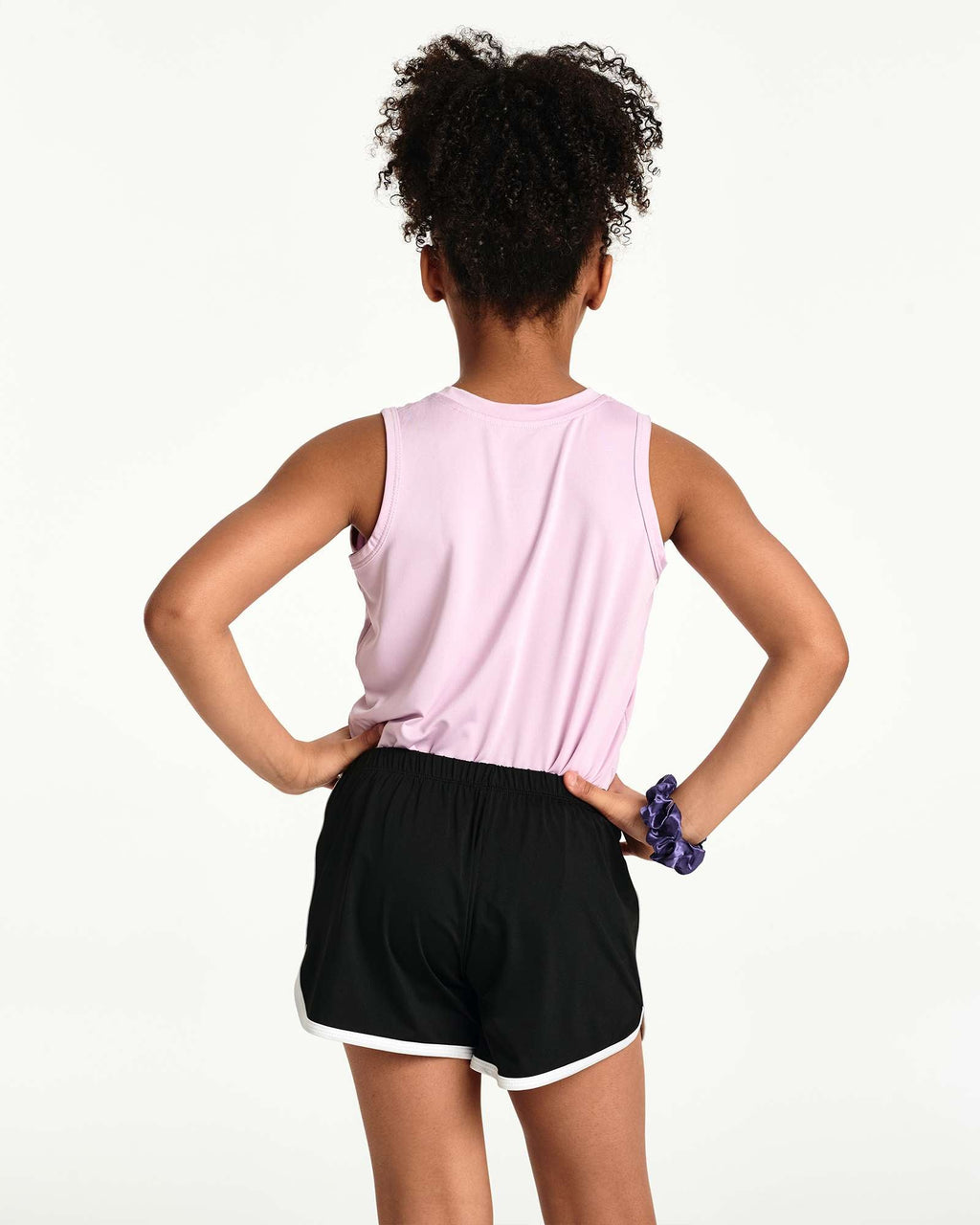 5 Pack: Girls' Dry-Fit Dolphin Shorts
