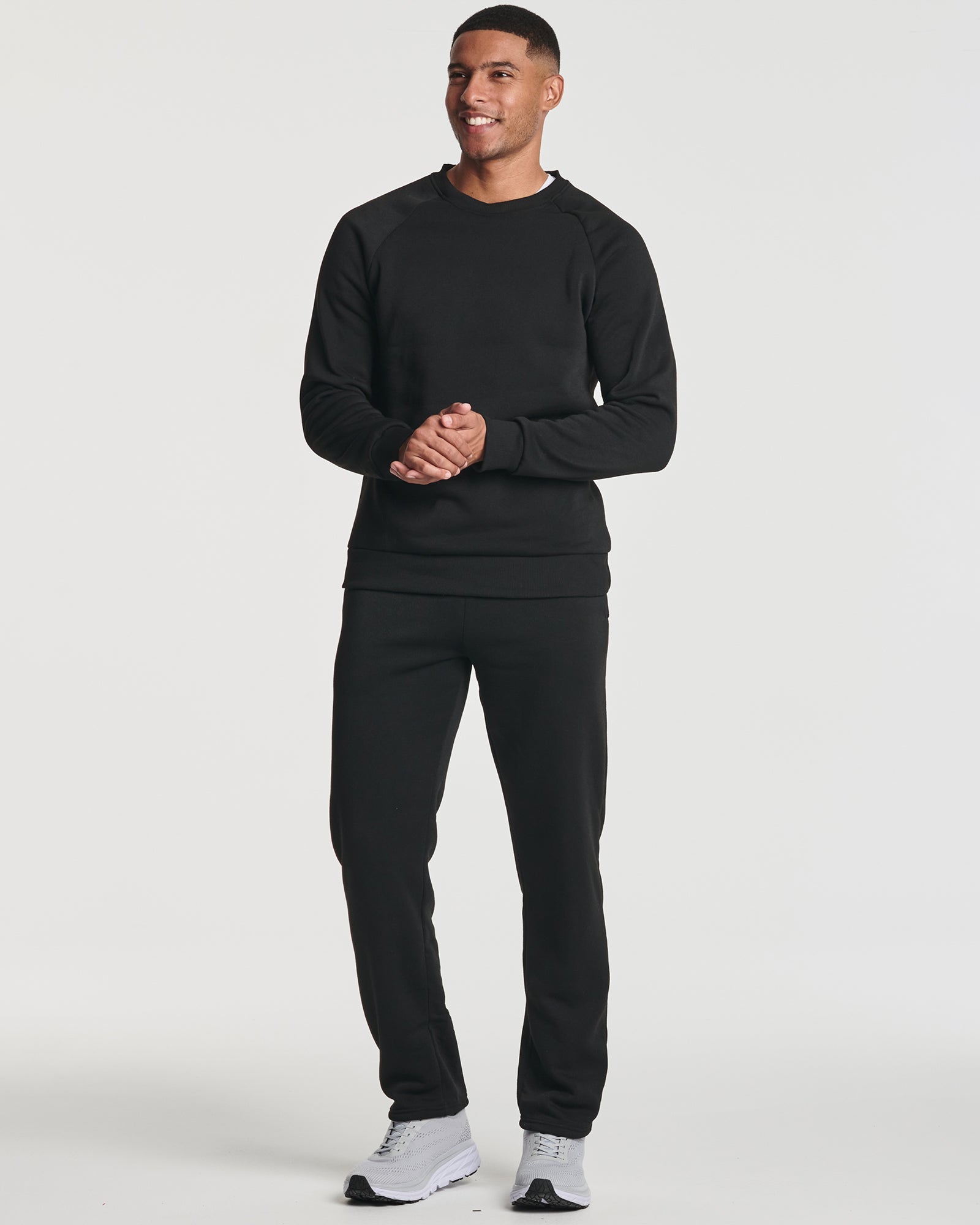 3 Pack: Mens Fleece Open Bottom Sweatpants