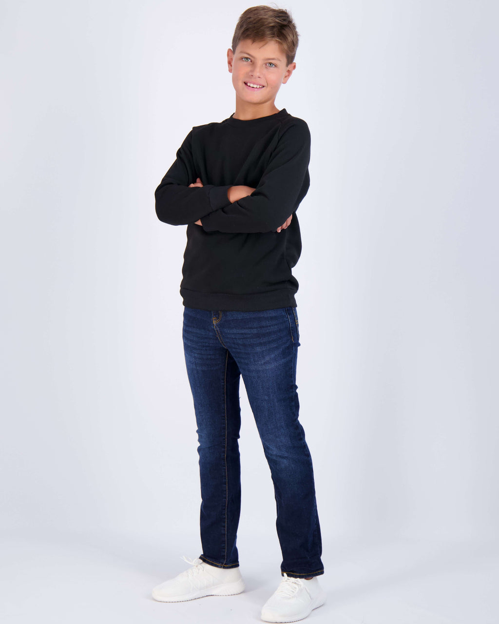 3 Pack: Boys Fleece Crew-Neck Pullover Sweatshirt