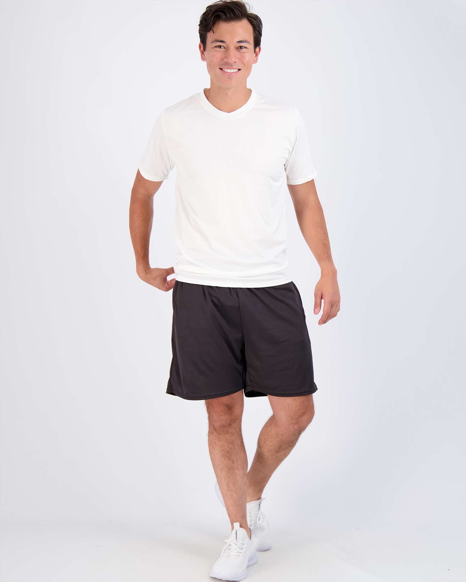 5 Pack: Men’s V-Neck Dry-Fit T-Shirt