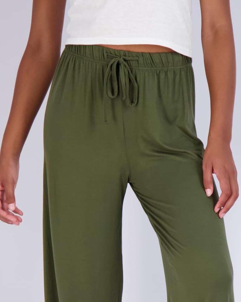 3 Pack: Womens Wide Leg Palazzo Lounge Pajama Pants