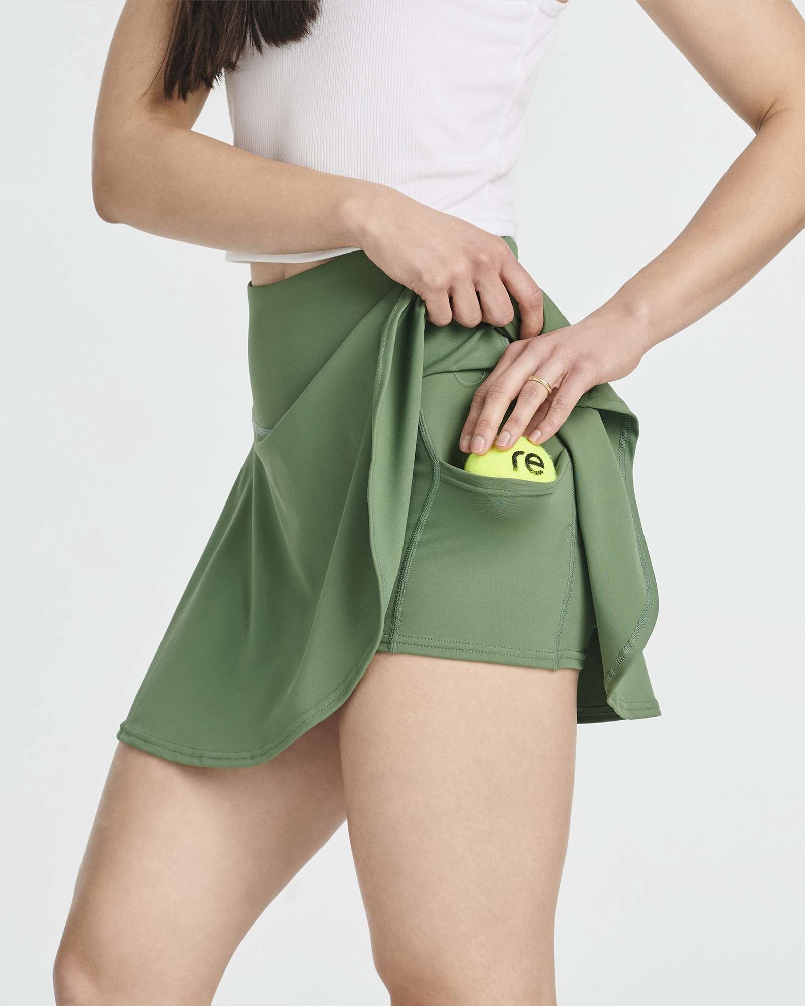 4 Pack: Women's High Waisted Tennis Skirts