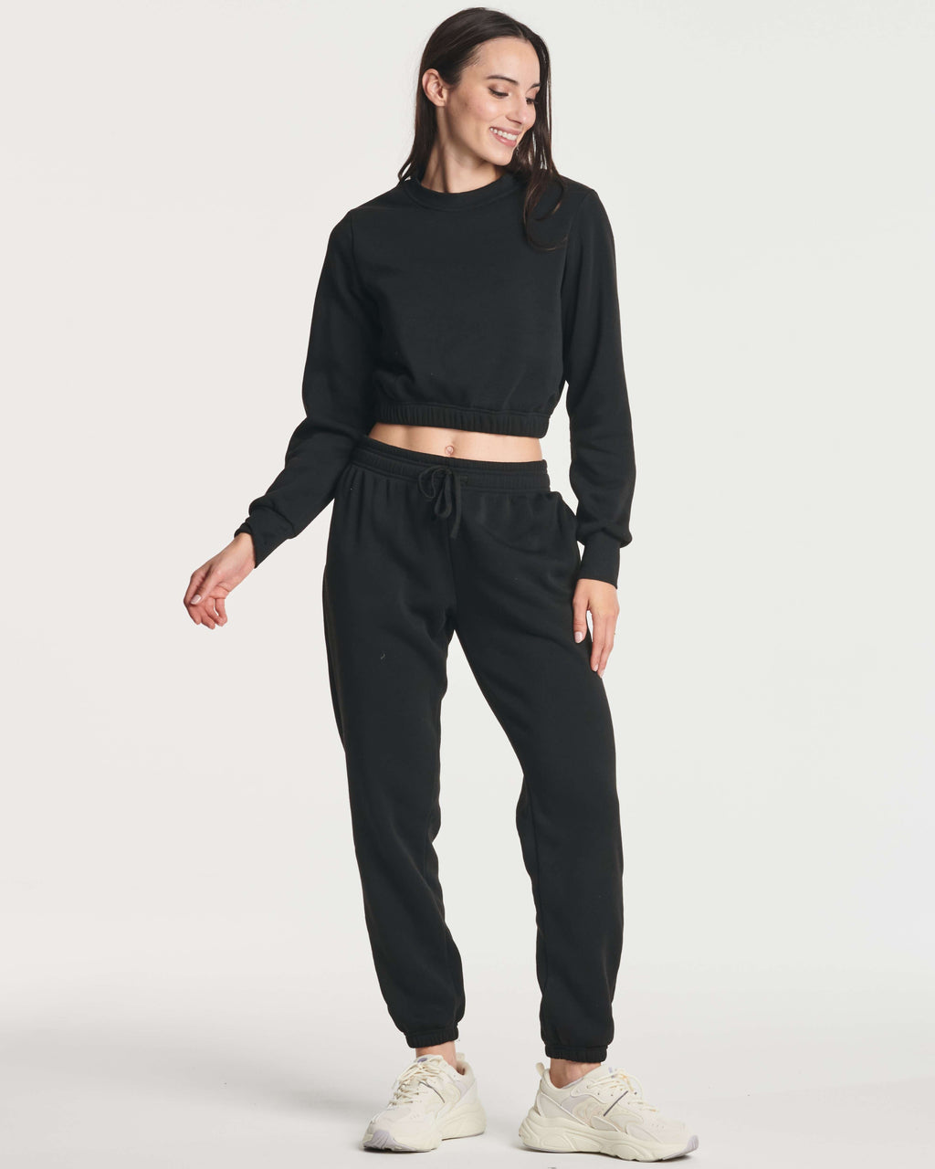 3 Pack: Women's Fleece Jogger Sweatpants with Elastic Cuff (Available in Plus Size)