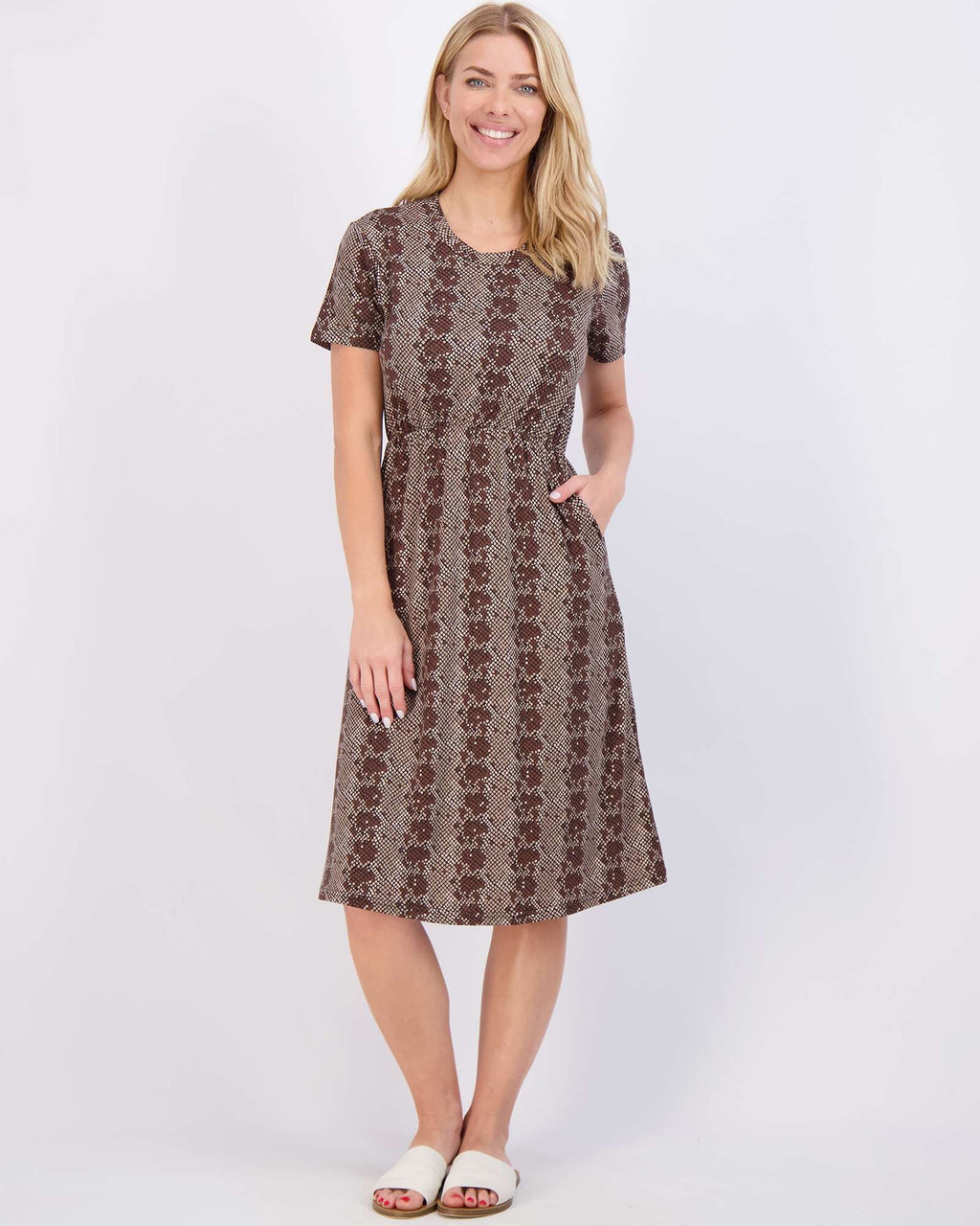 3 Pack: Women's Midi Short Sleeve Soft T-Shirt Dress (Available in Plus Size)