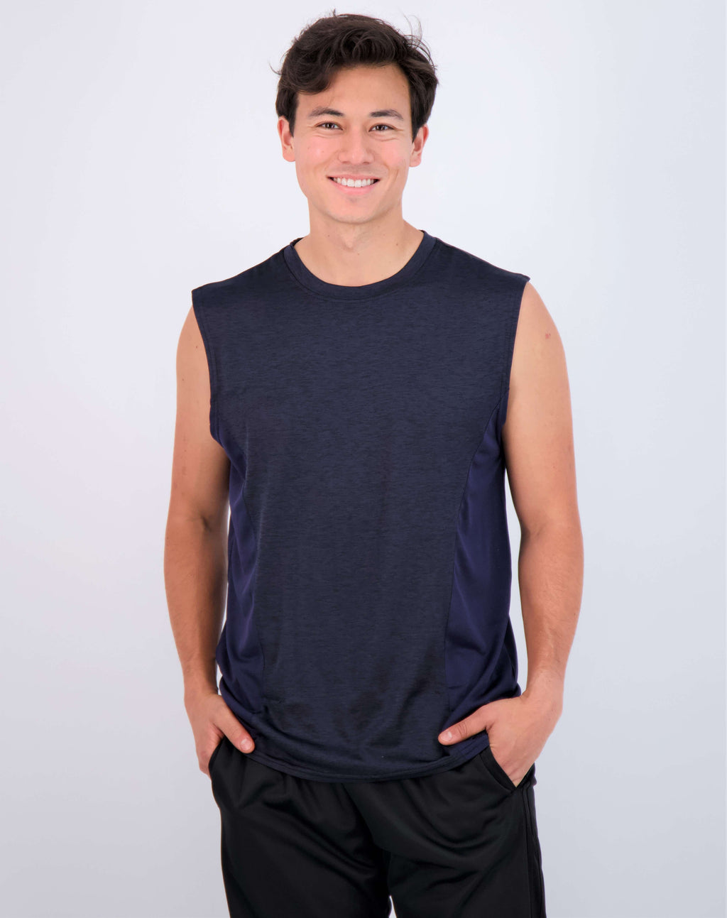 5 Pack: Mens Dry-Fit Active Tech Tank Top