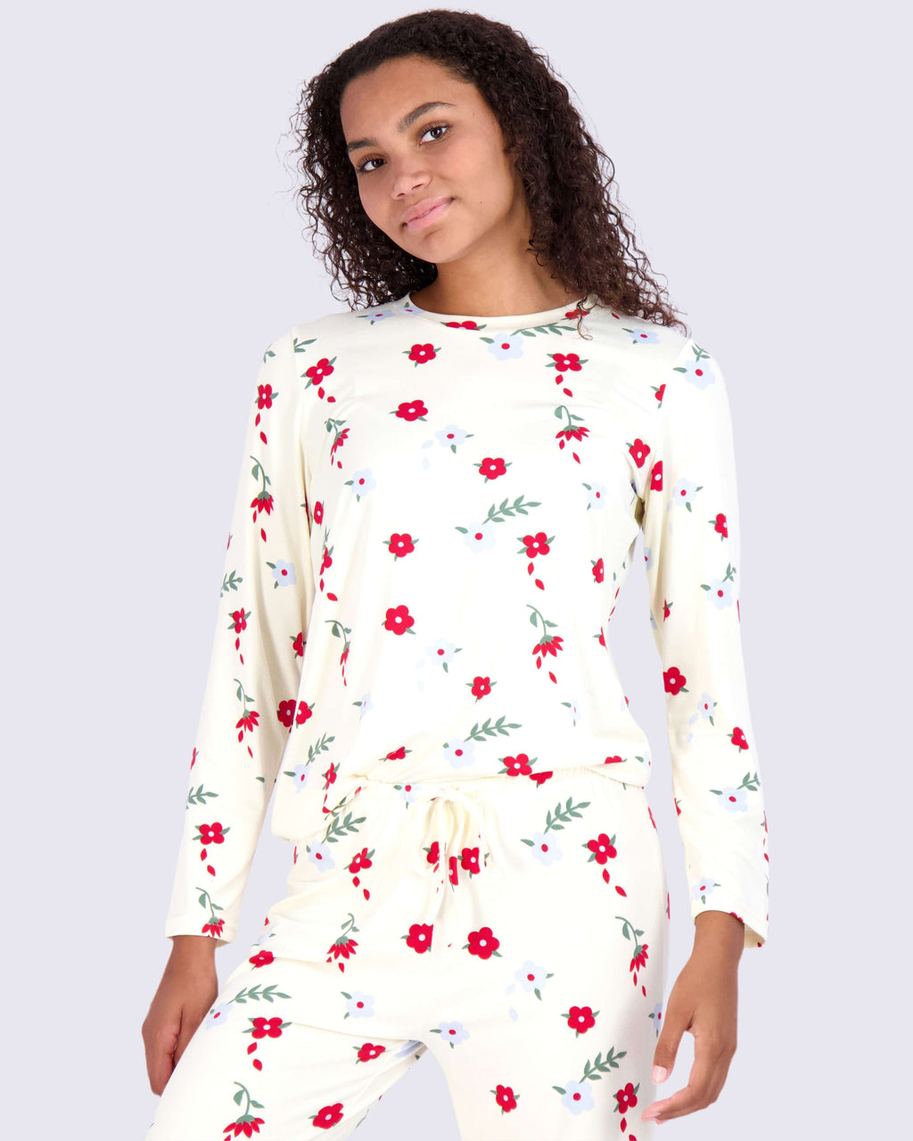 2 Pack: Women’s Pajama Set Super-Soft Long Sleeve Top With Pants