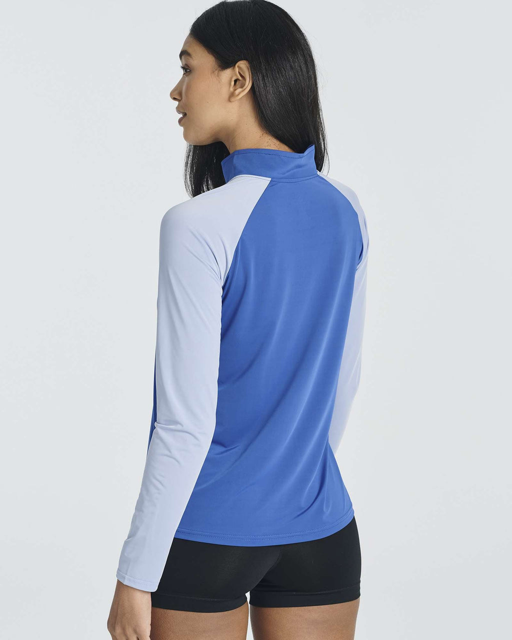 3 Pack: Women's 1/4 Zip Rash Guard Long Sleeve Swim Shirt