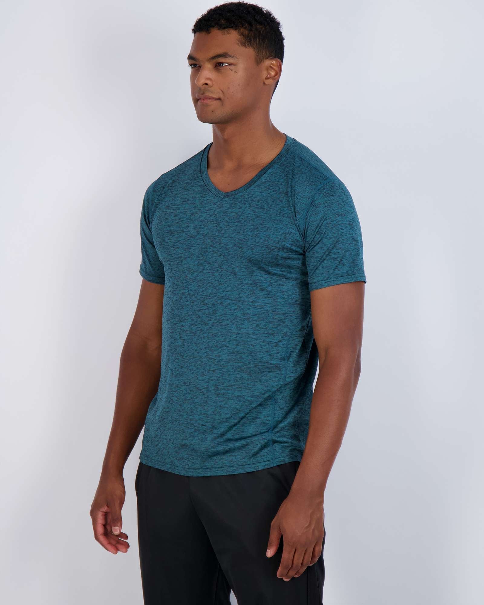 5 Pack: Men’s V-Neck Dry-Fit T-Shirt