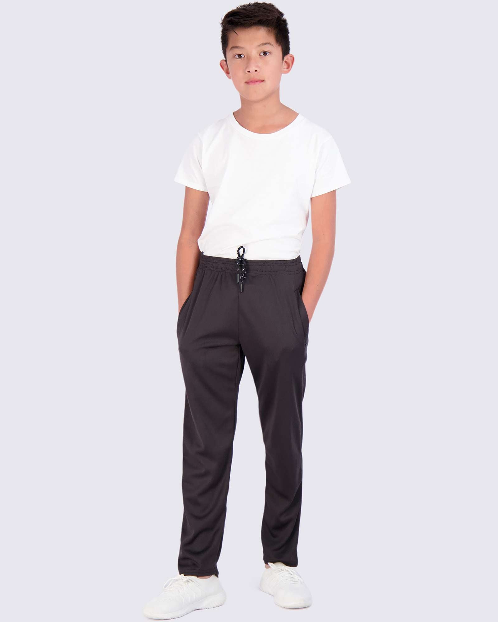 3 Pack: Boys Mesh Open Bottom Active Sweatpants