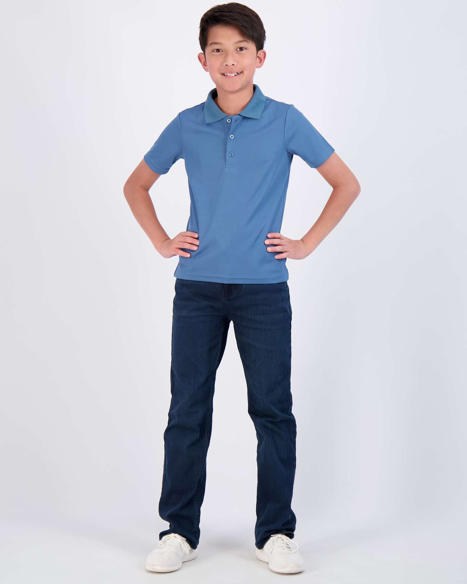 3 Pack: Boys' Short Sleeve Polo Shirt