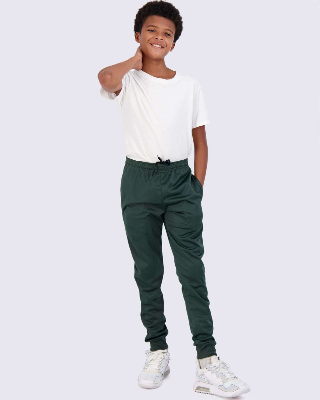 3 Pack: Boys Active Fleece-Lined Tricot Jogger Sweatpants