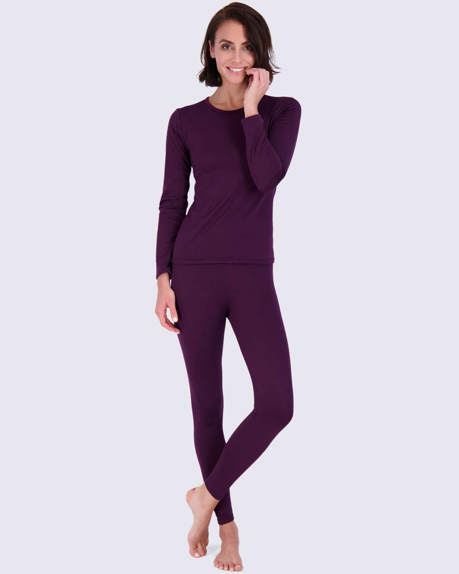 4 Piece: Womens Thermal Underwear Set