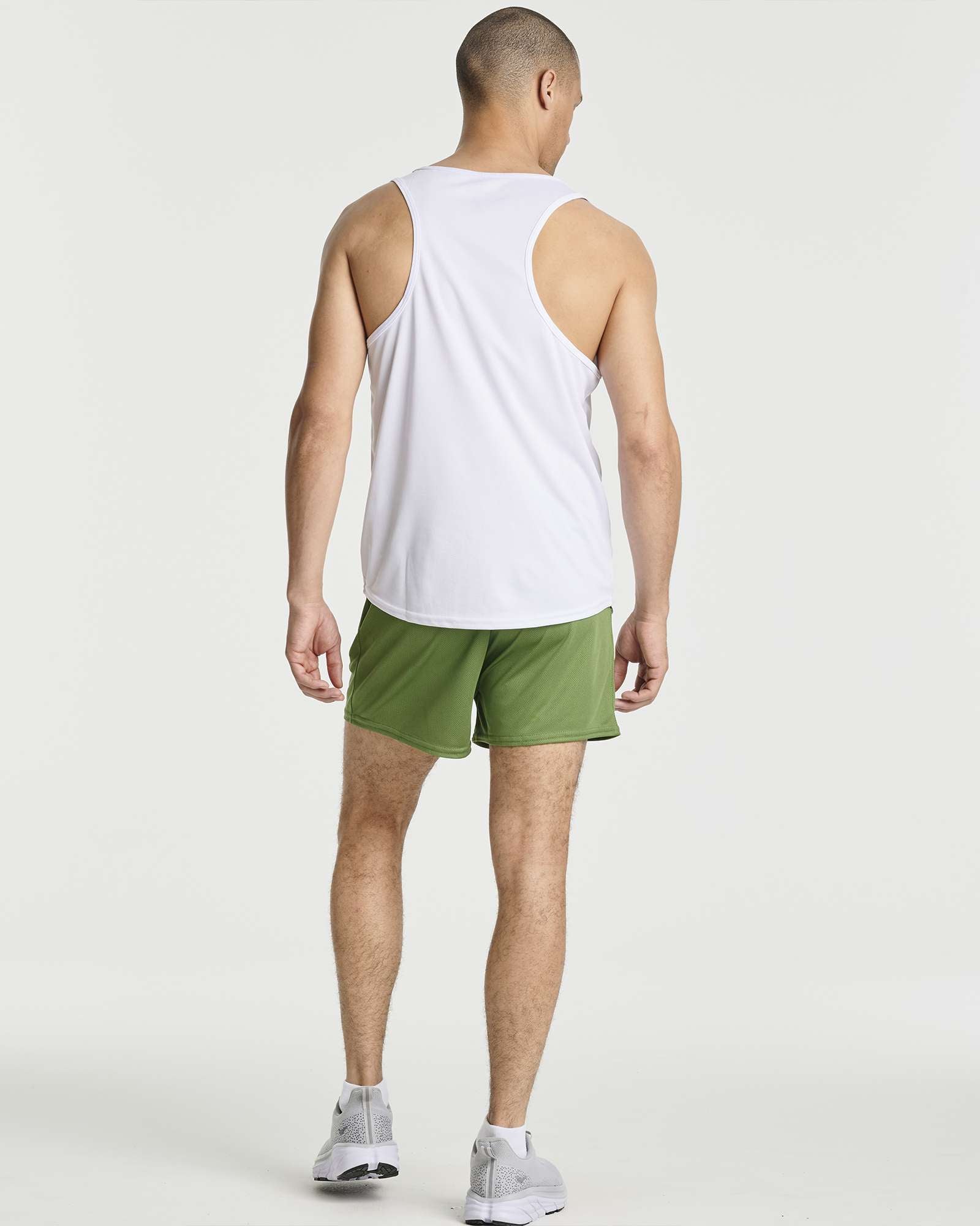 4 Pack: Men's 3" Mesh Running Shorts