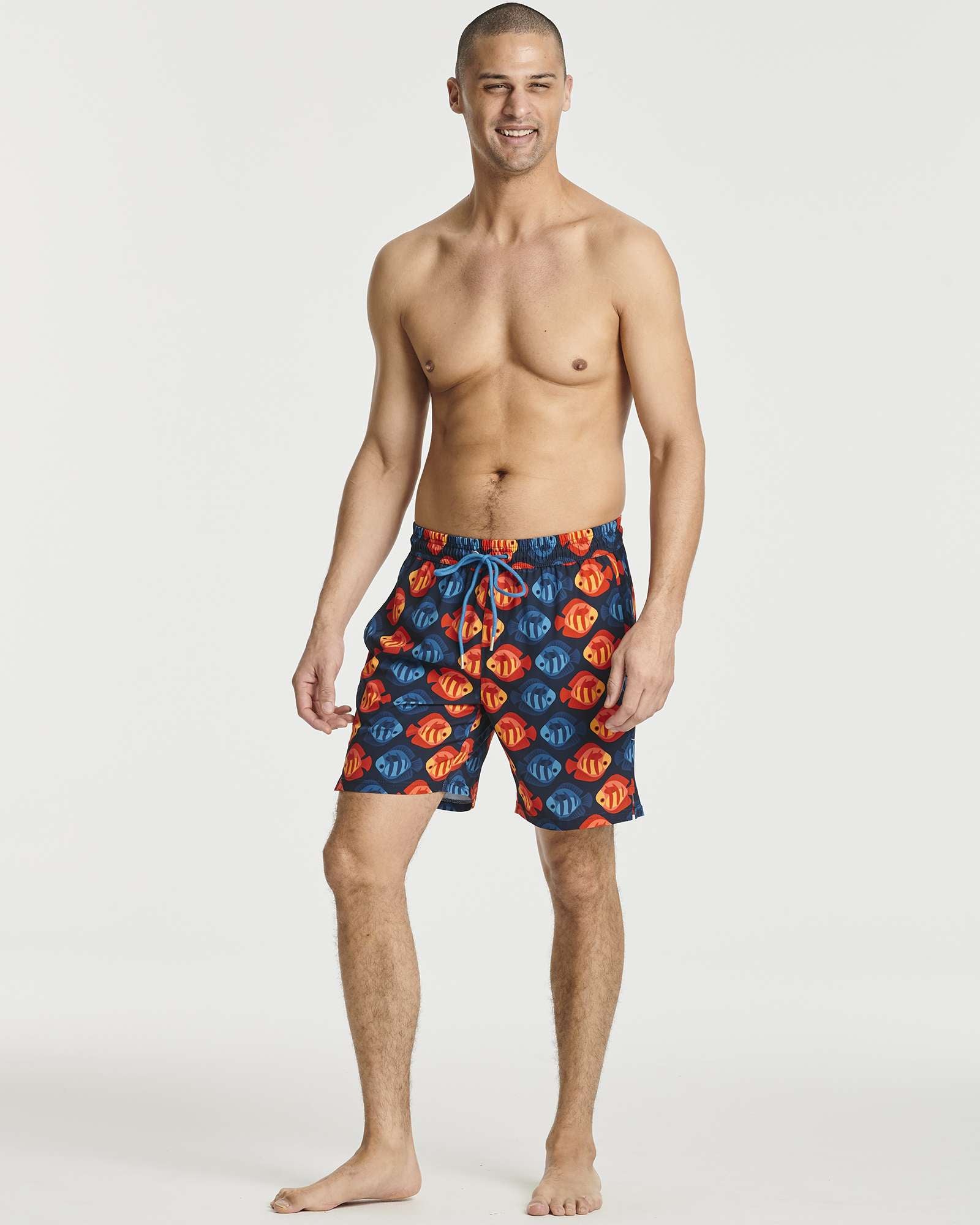 3 Pack: Men's 7" 2-in-1 Swim Trunks with Compression Liner