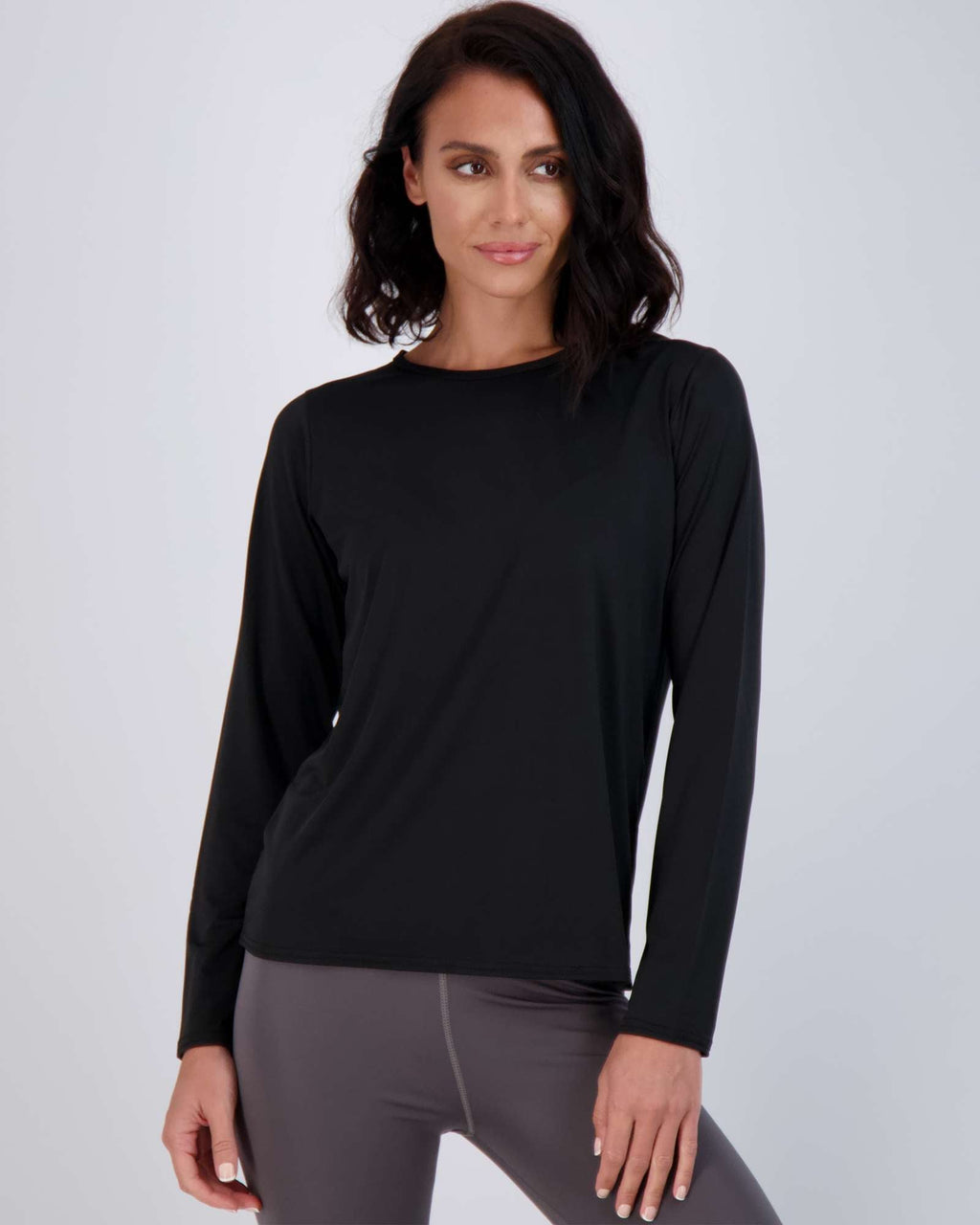 4 Pack: Womens Dry-Fit Active Long-Sleeve T-Shirt