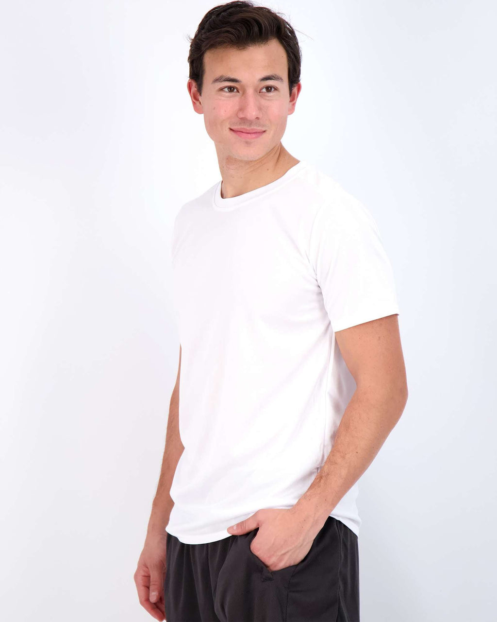 5 Pack: Men’s Mesh Short Sleeve Crew Active T-Shirt