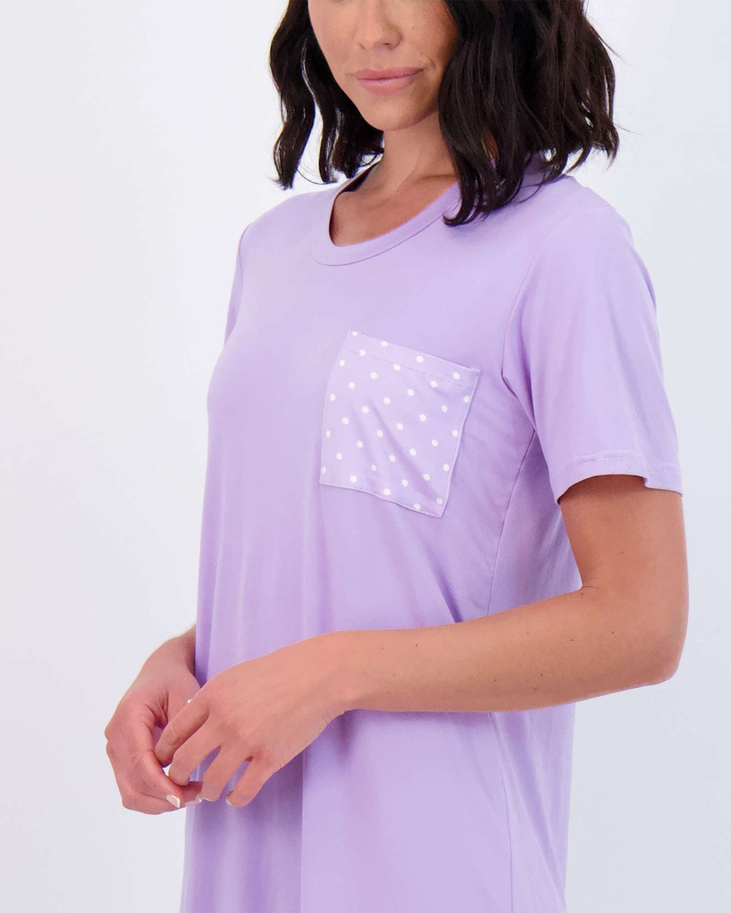 3 Pack: Womens Short-Sleeve Ultra-Soft Nightshirt Sleep Dress