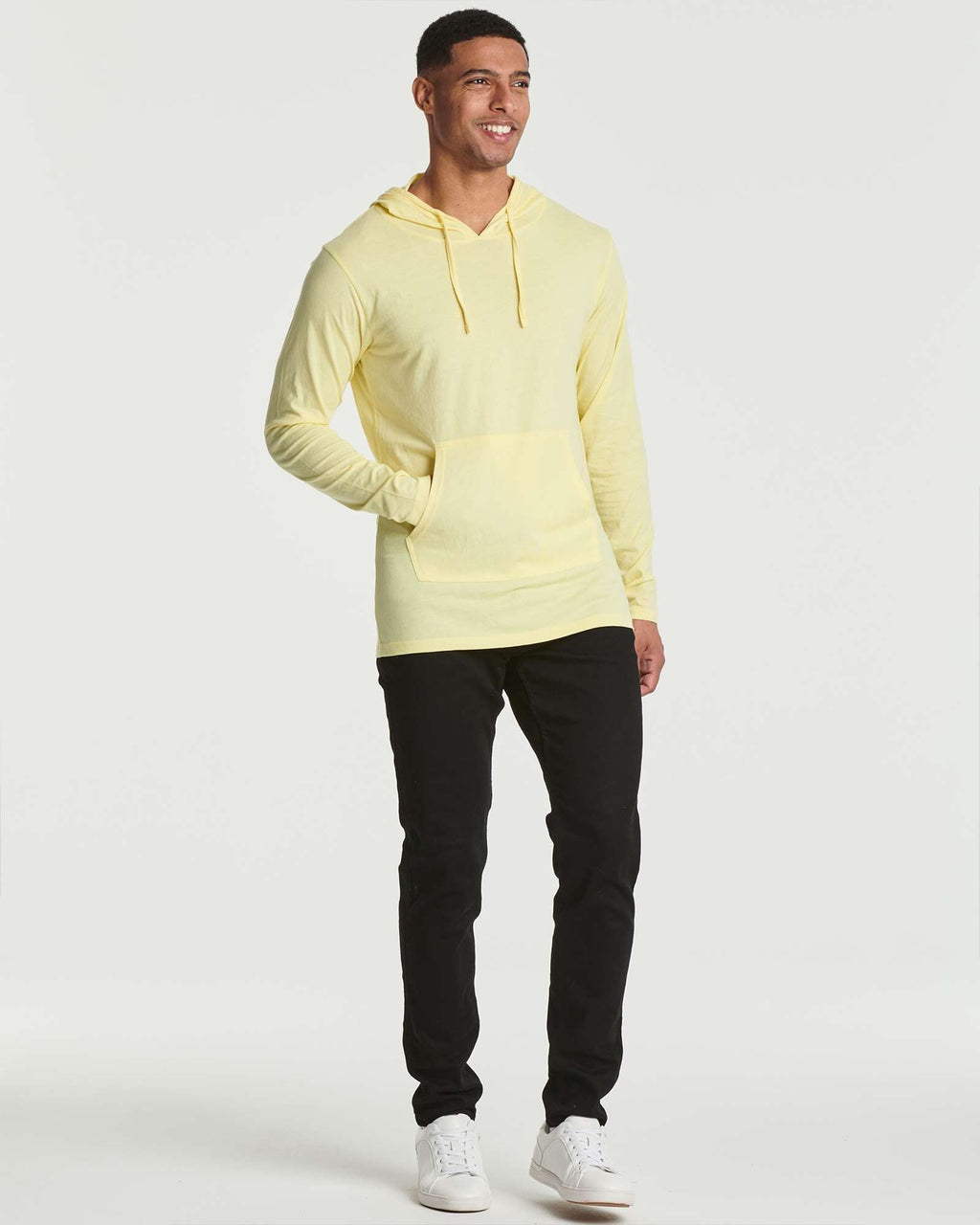 3 Pack: Mens Cotton Lightweight Pullover Hoodie