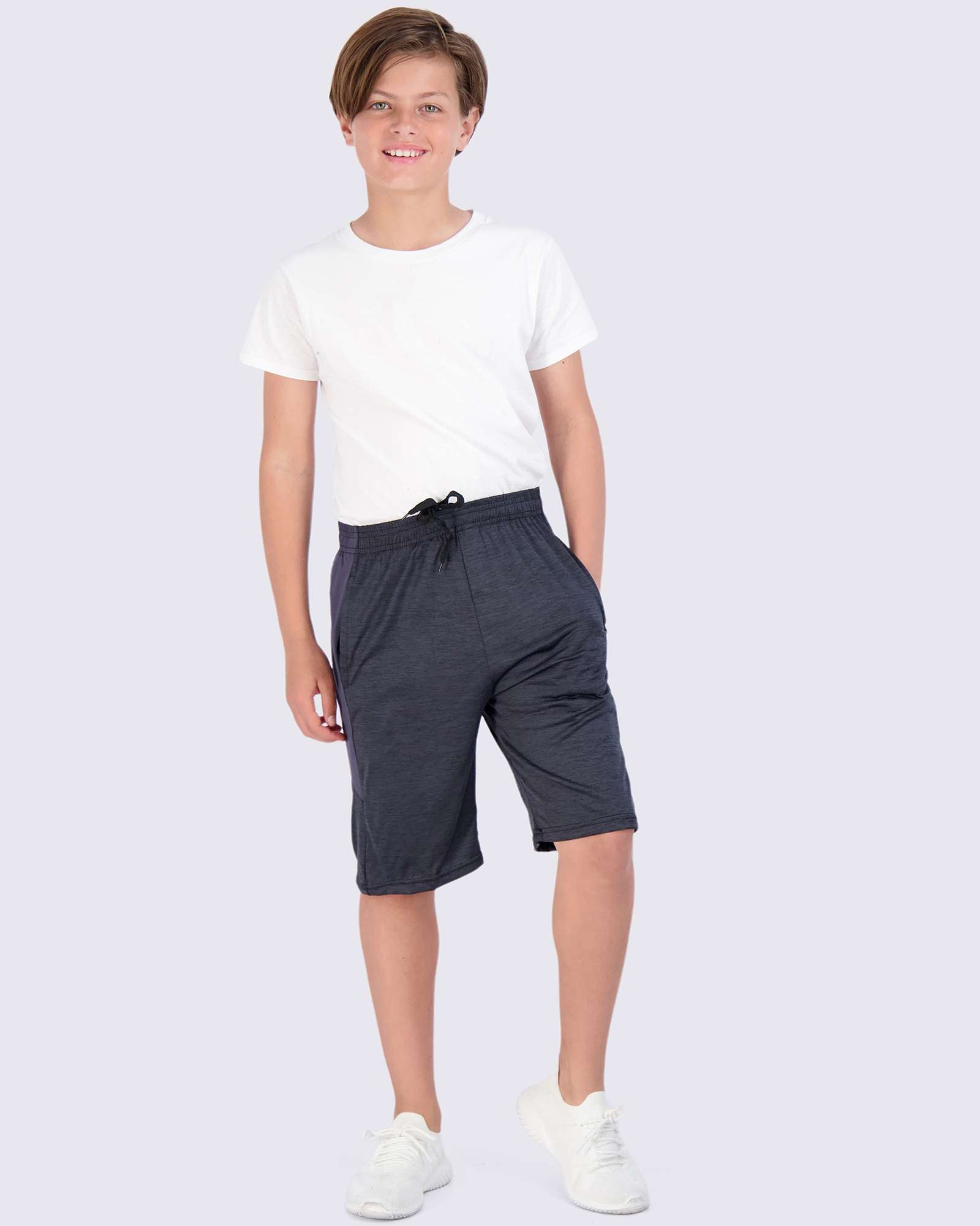 5 Pack: Boys Dry-Fit Active Basketball Shorts