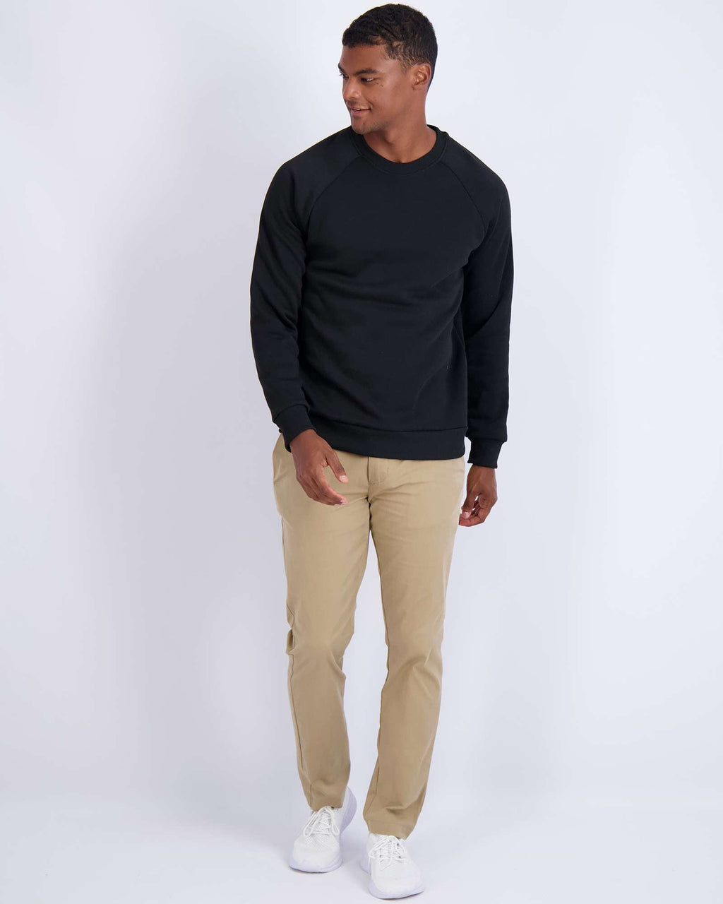 3 Pack: Mens Fleece Crewneck Pullover Sweatshirt