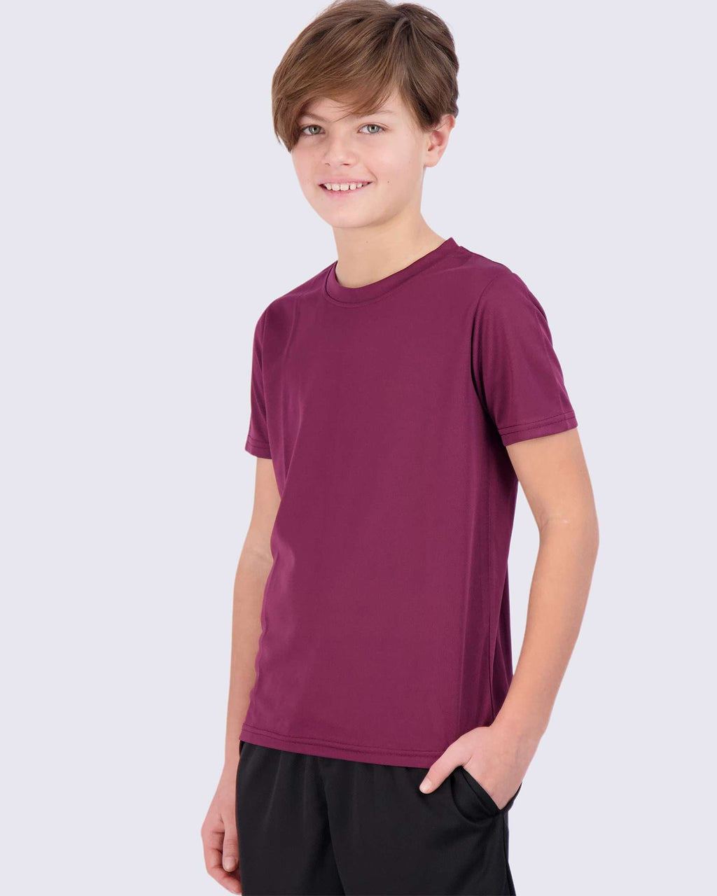 5 Pack: Boys Mesh Active Short-Sleeve T-Shirt
