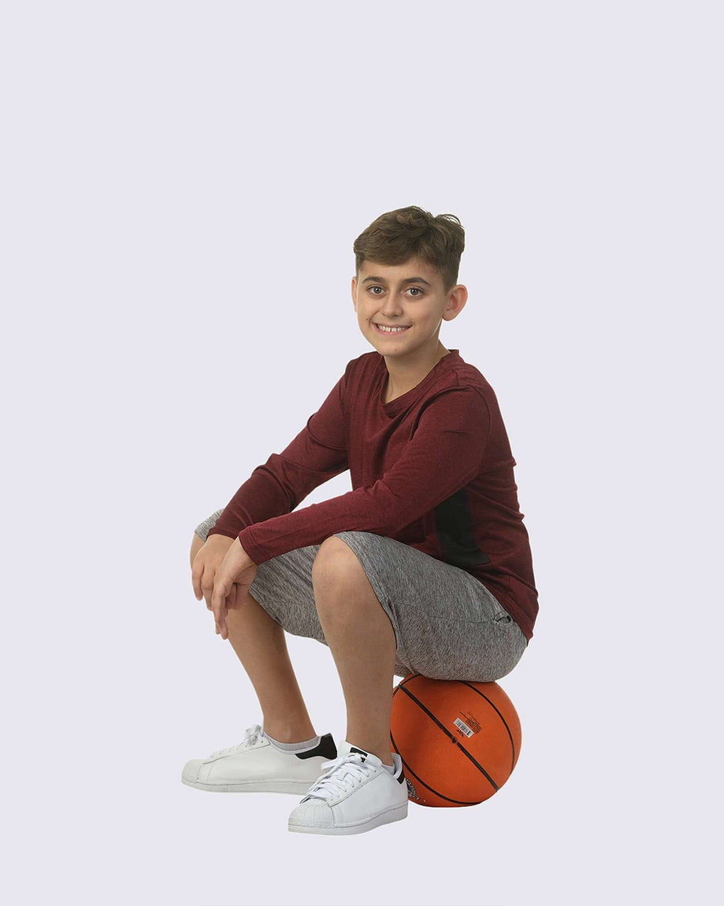 4 Pack: Boys Dry-Fit Active Long-Sleeve T-Shirt