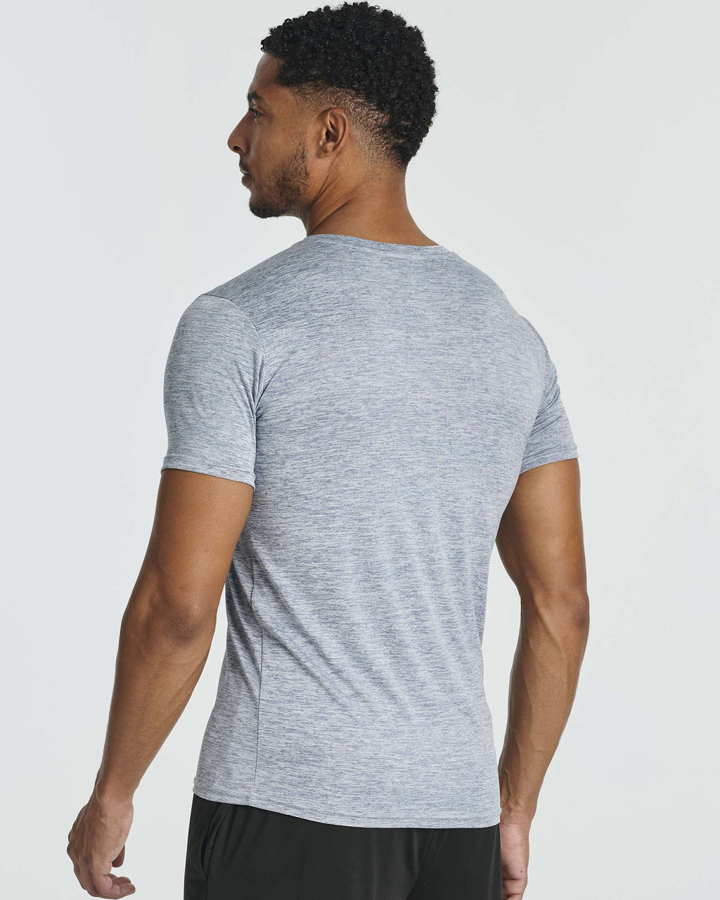5 Pack: Mens Dry-Fit Active Crew Neck T-Shirt